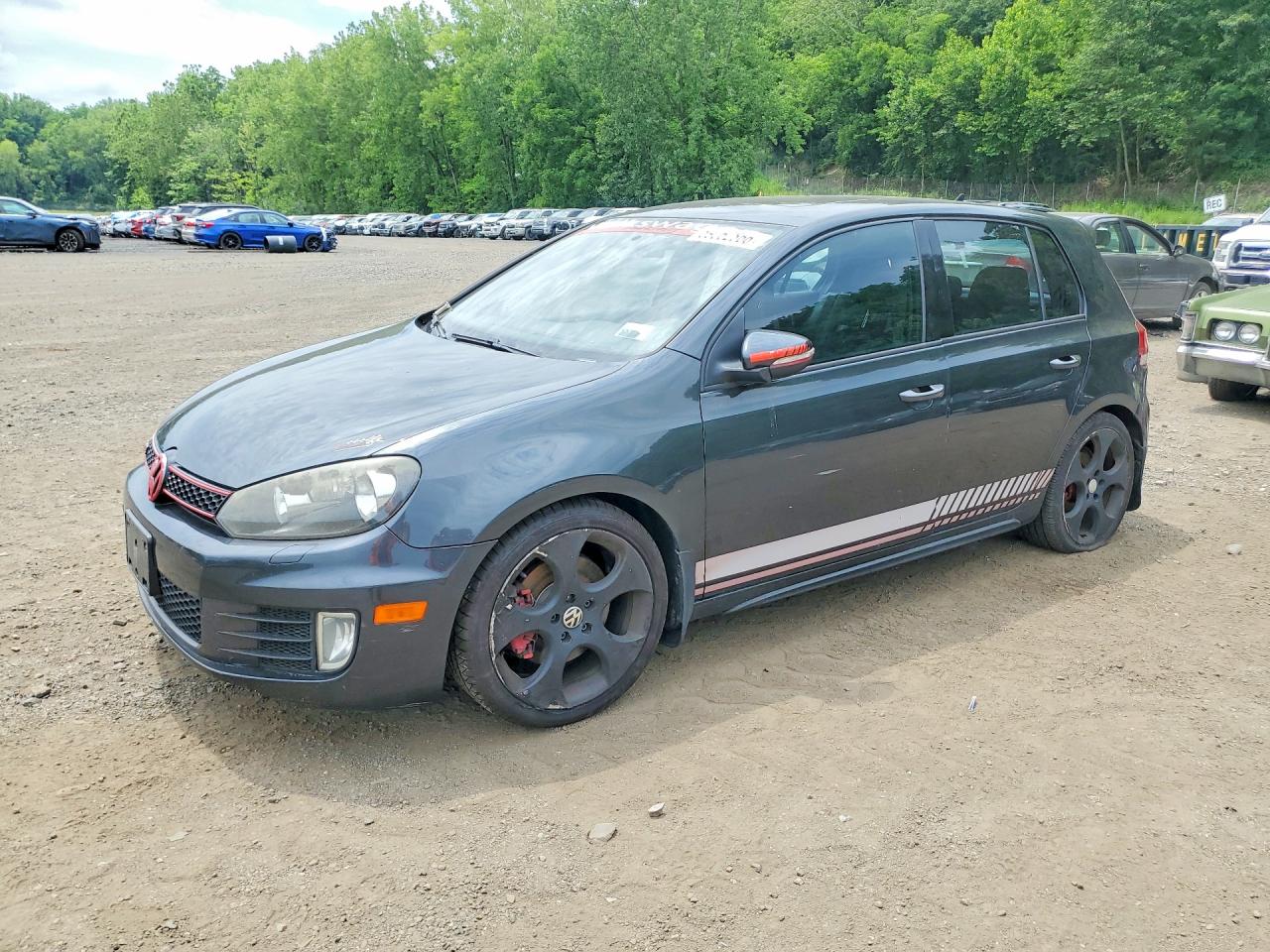 2012 Volkswagen Gti Black vin: WVWGD7AJ6CW079288
