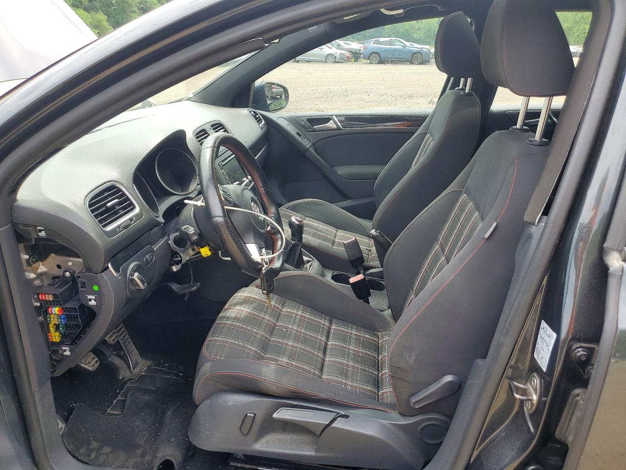2012 Volkswagen Gti Black vin: WVWGD7AJ6CW079288