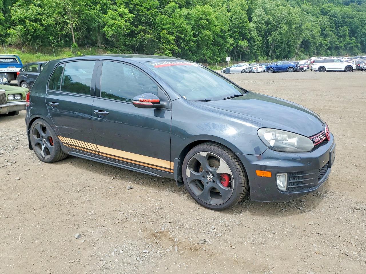 2012 Volkswagen Gti Black vin: WVWGD7AJ6CW079288