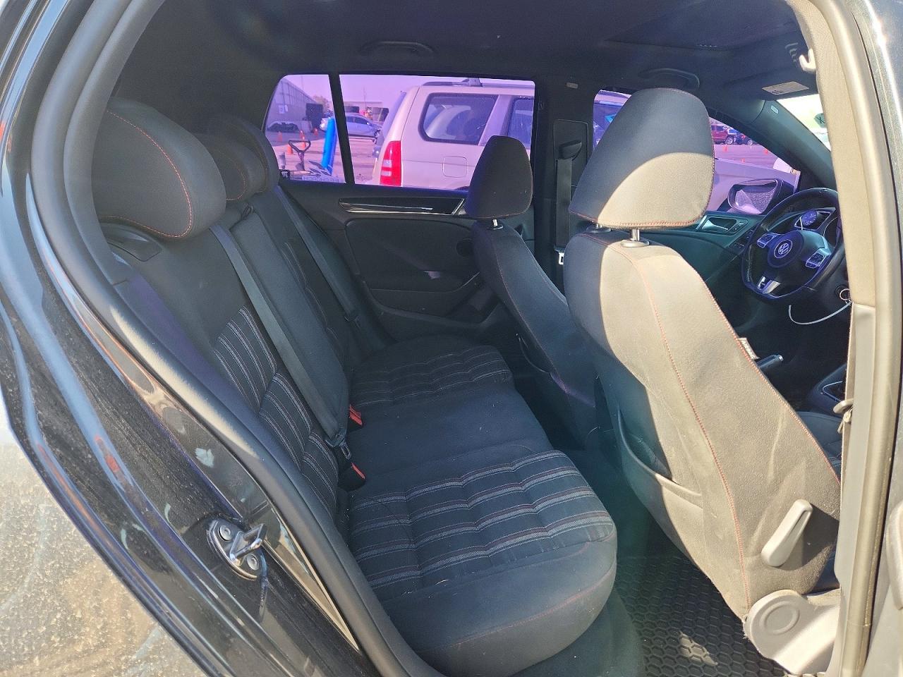 2012 Volkswagen Gti Black vin: WVWGD7AJ6CW230940