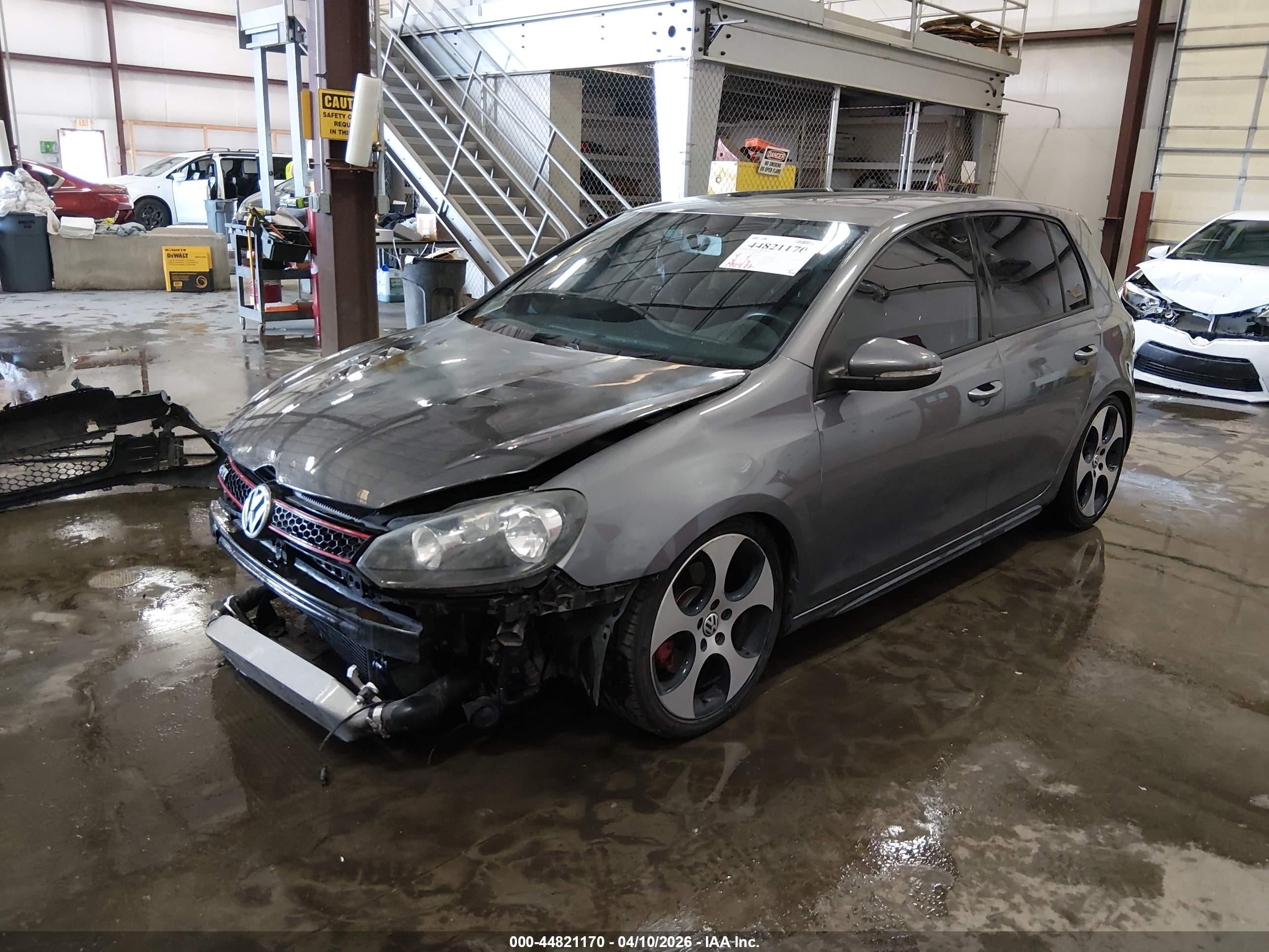 2012 Volkswagen Gti 4-door Gray vin: WVWGD7AJ6CW307564