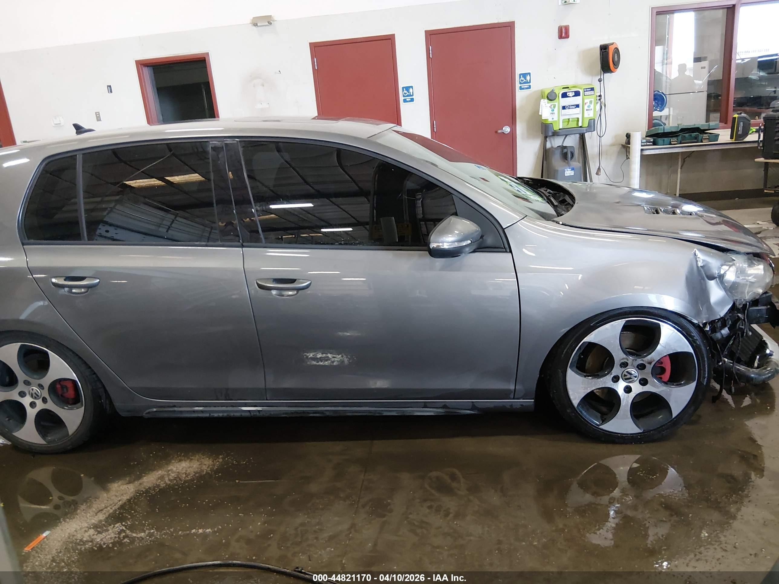2012 Volkswagen Gti 4-door Gray vin: WVWGD7AJ6CW307564