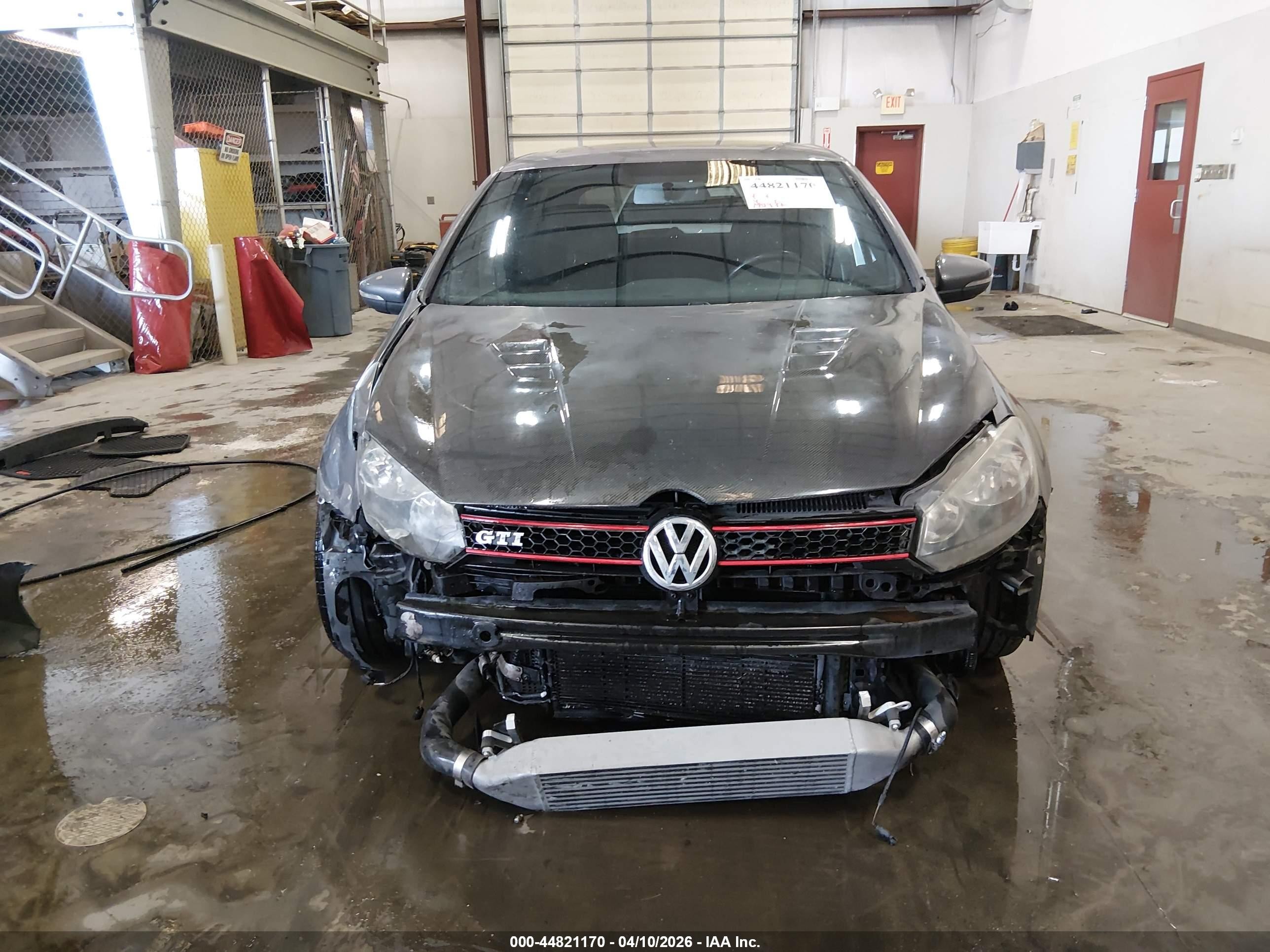 2012 Volkswagen Gti 4-door Gray vin: WVWGD7AJ6CW307564