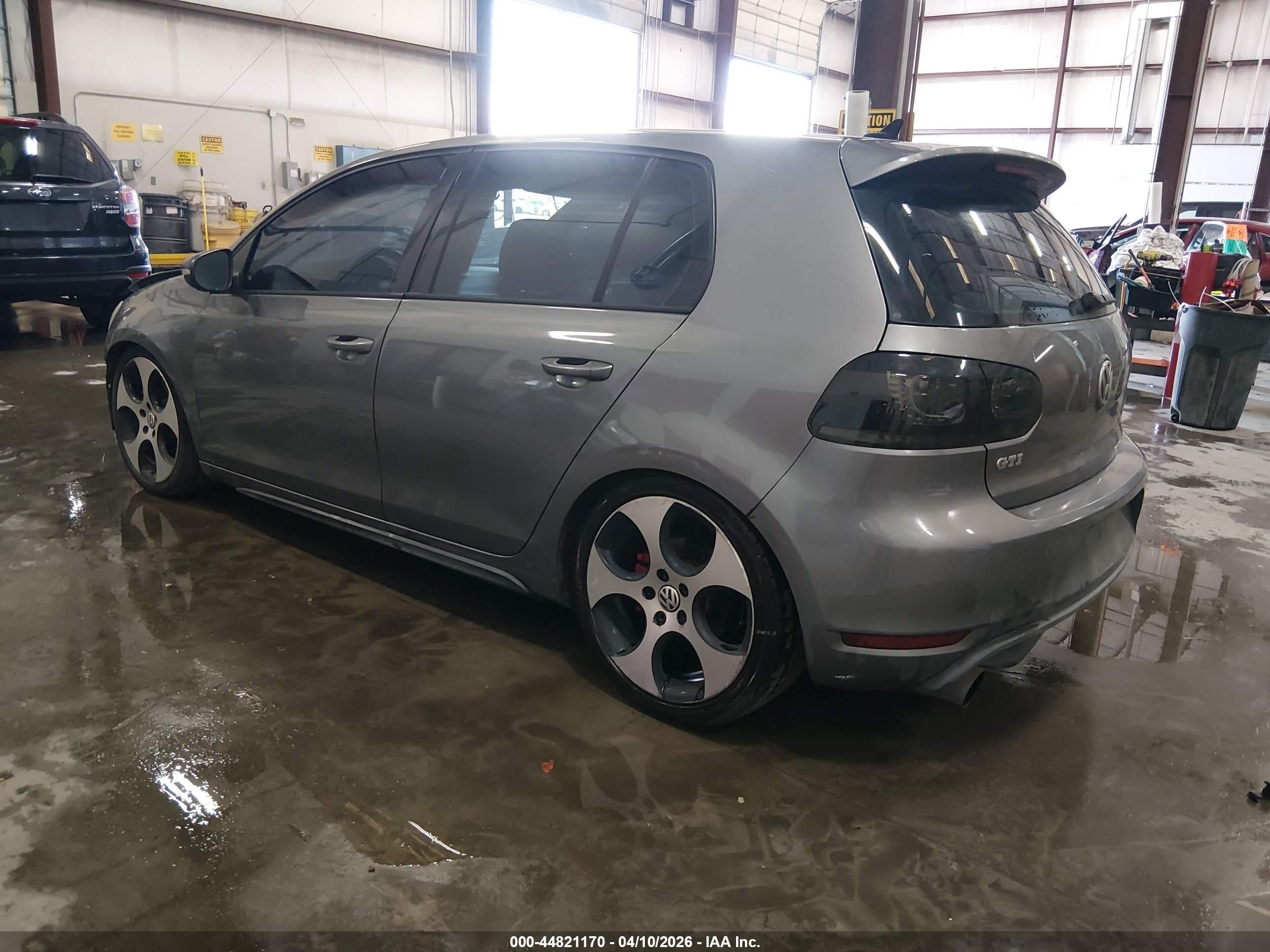 2012 Volkswagen Gti 4-door Gray vin: WVWGD7AJ6CW307564