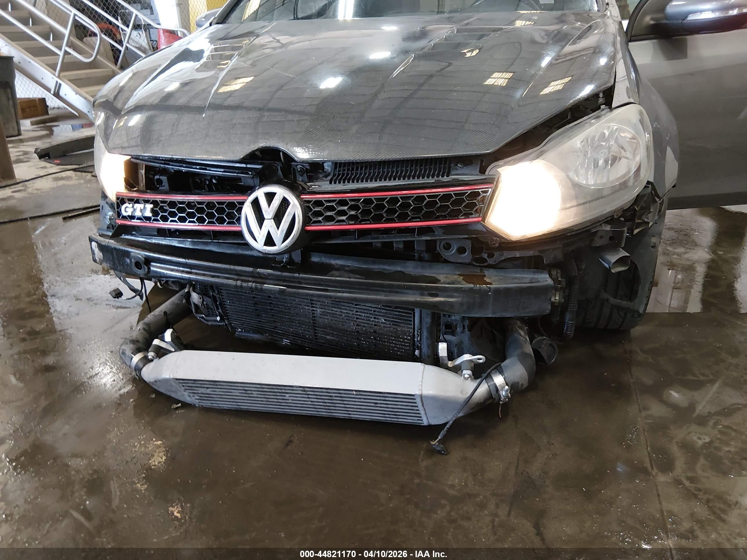 2012 Volkswagen Gti 4-door Gray vin: WVWGD7AJ6CW307564