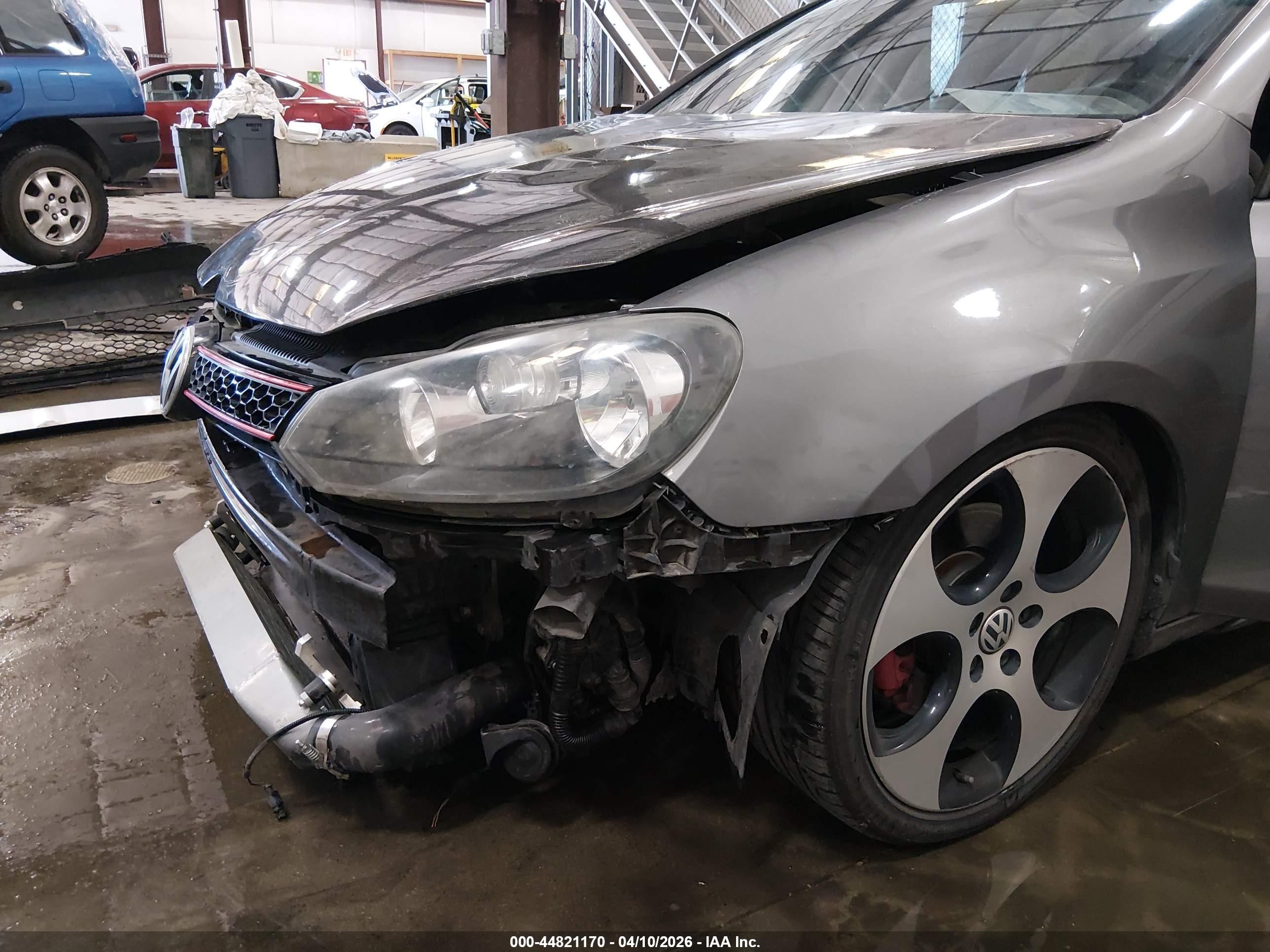 2012 Volkswagen Gti 4-door Gray vin: WVWGD7AJ6CW307564