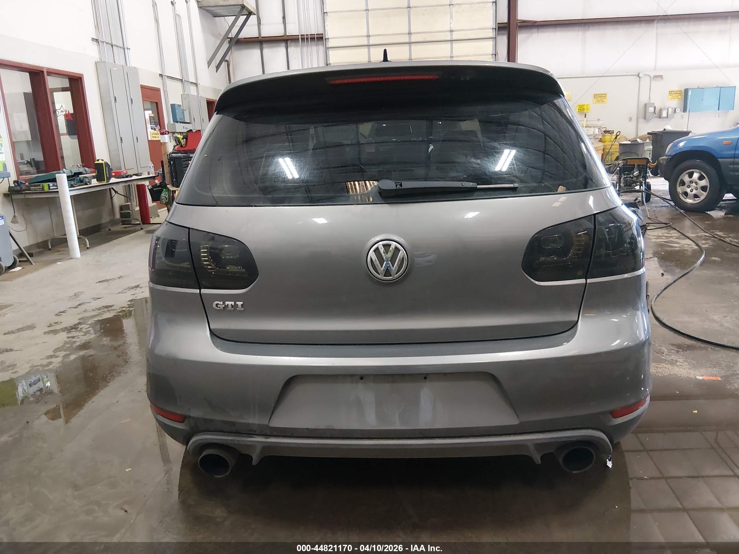 2012 Volkswagen Gti 4-door Gray vin: WVWGD7AJ6CW307564