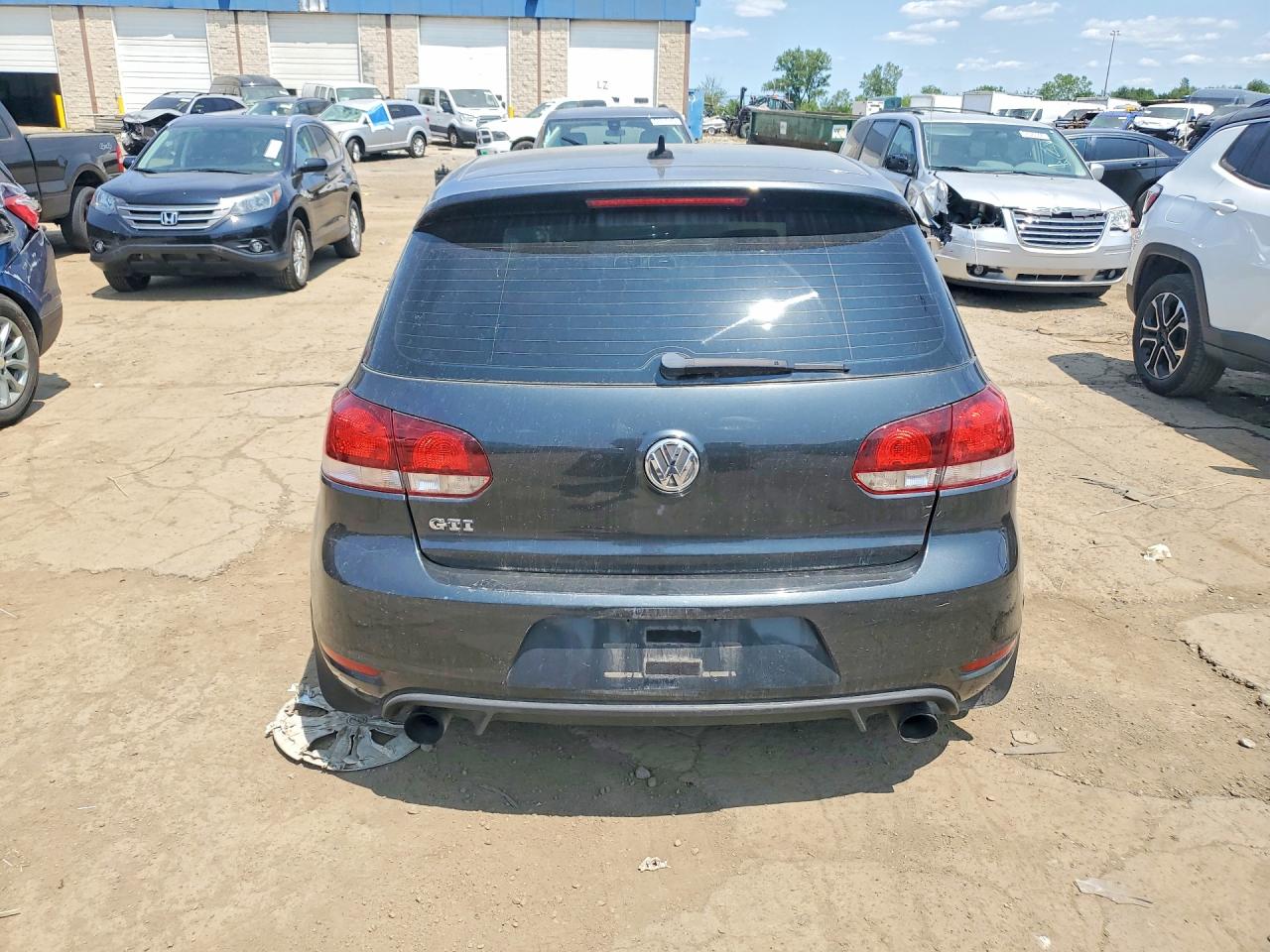 2014 Volkswagen Gti Gray vin: WVWGD7AJ6EW010345