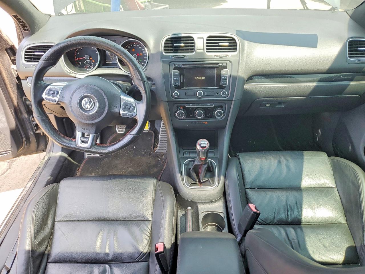 2014 Volkswagen Gti Gray vin: WVWGD7AJ6EW010345