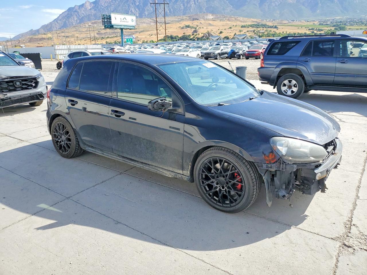 2013 Volkswagen Gti Black vin: WVWGD7AJ7DW141296