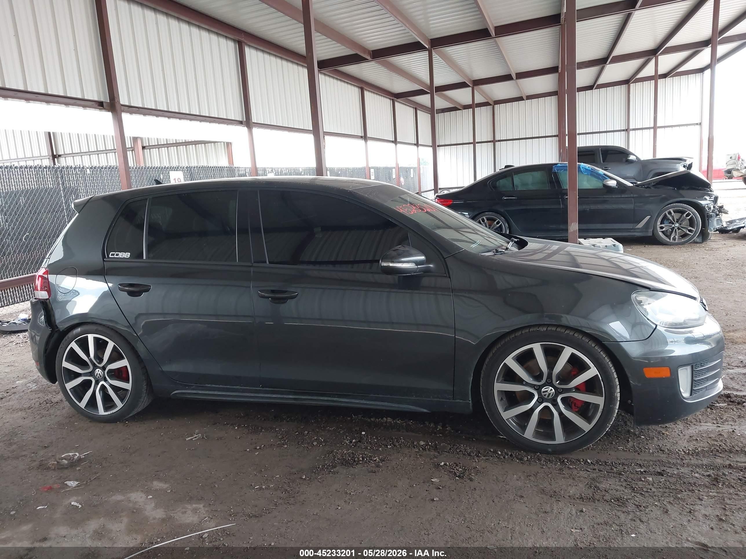 2014 Volkswagen Gti Driver's Edition Gray vin: WVWGD7AJ7EW010399