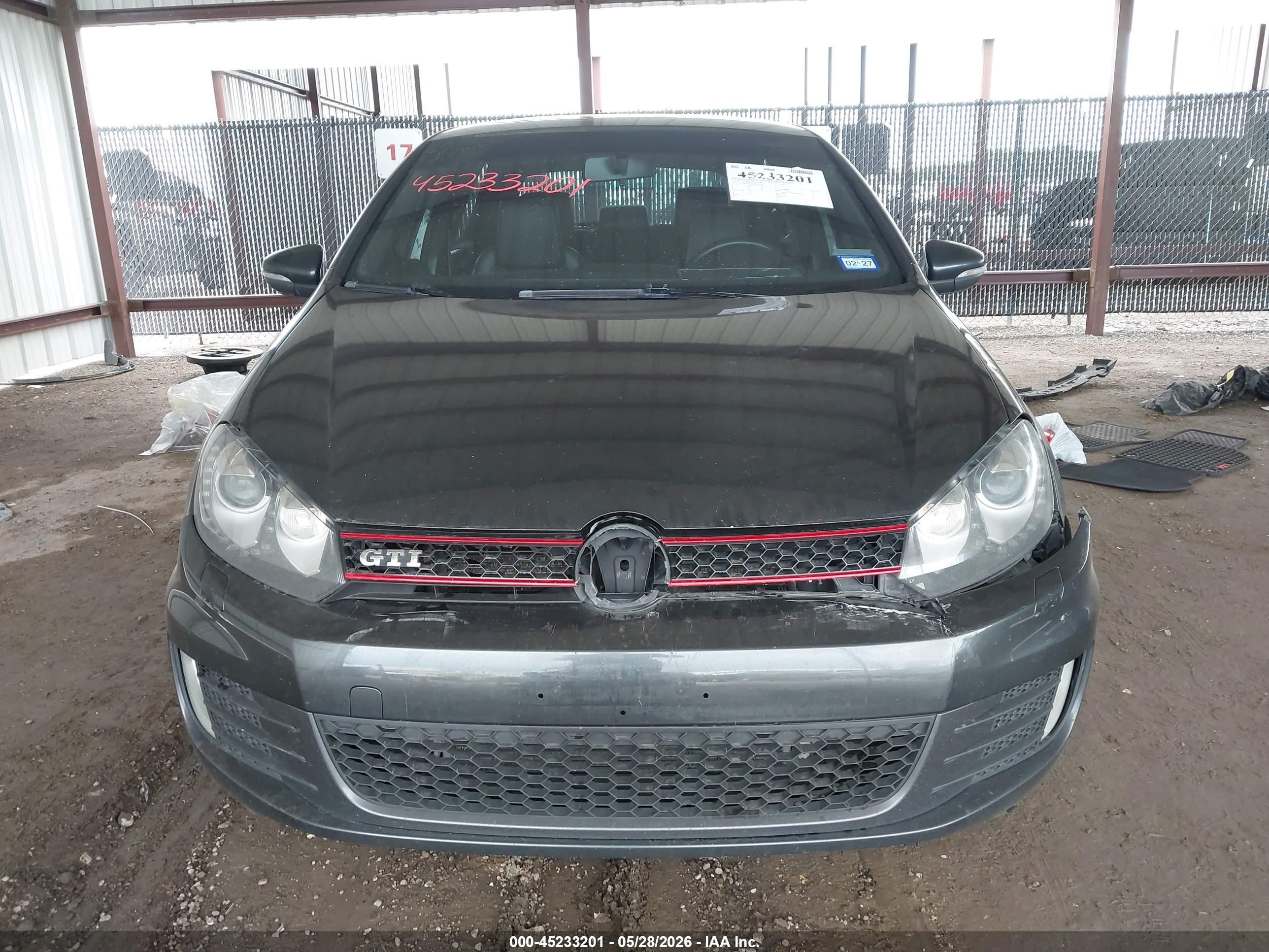 2014 Volkswagen Gti Driver's Edition Gray vin: WVWGD7AJ7EW010399