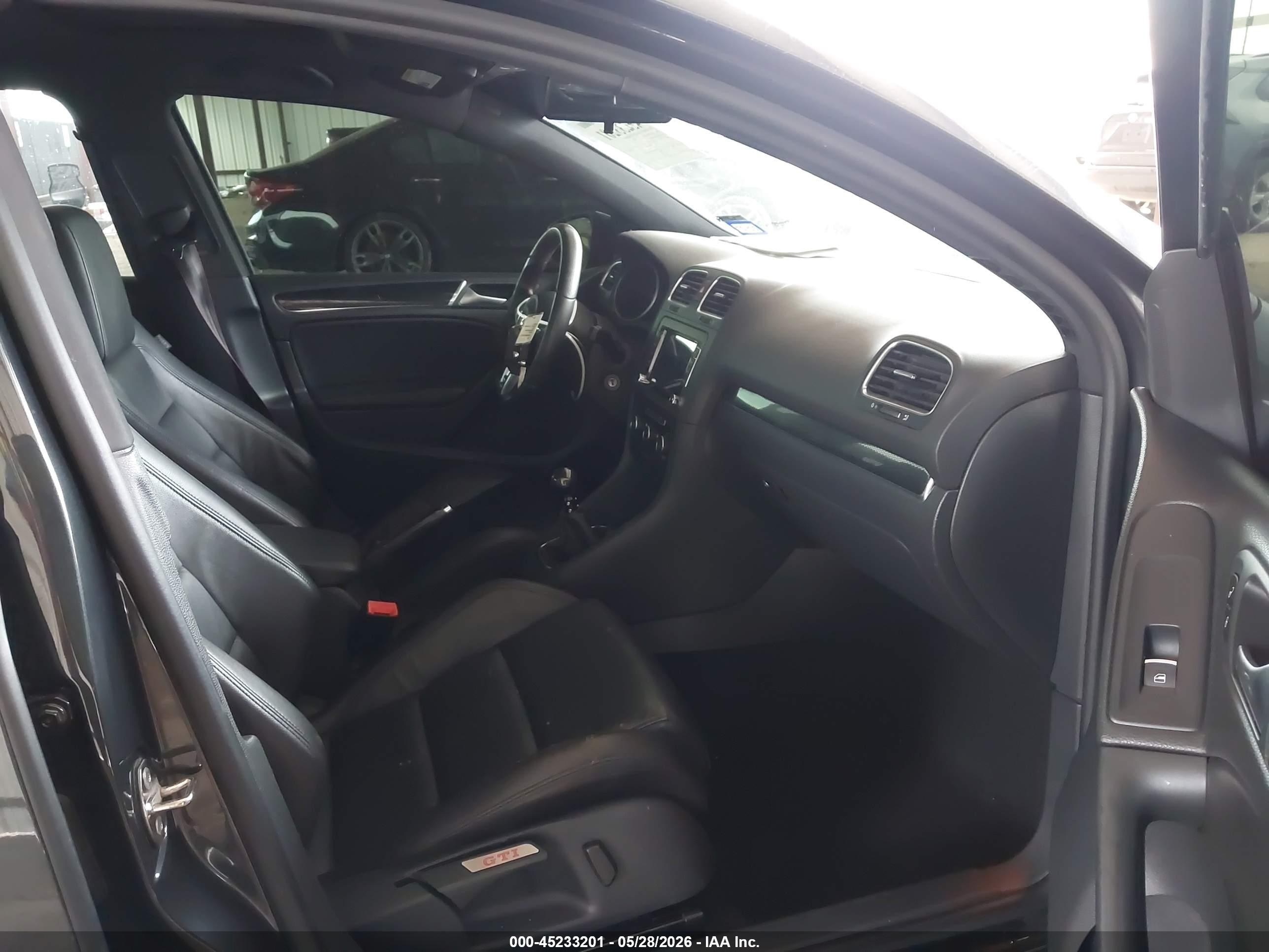 2014 Volkswagen Gti Driver's Edition Gray vin: WVWGD7AJ7EW010399