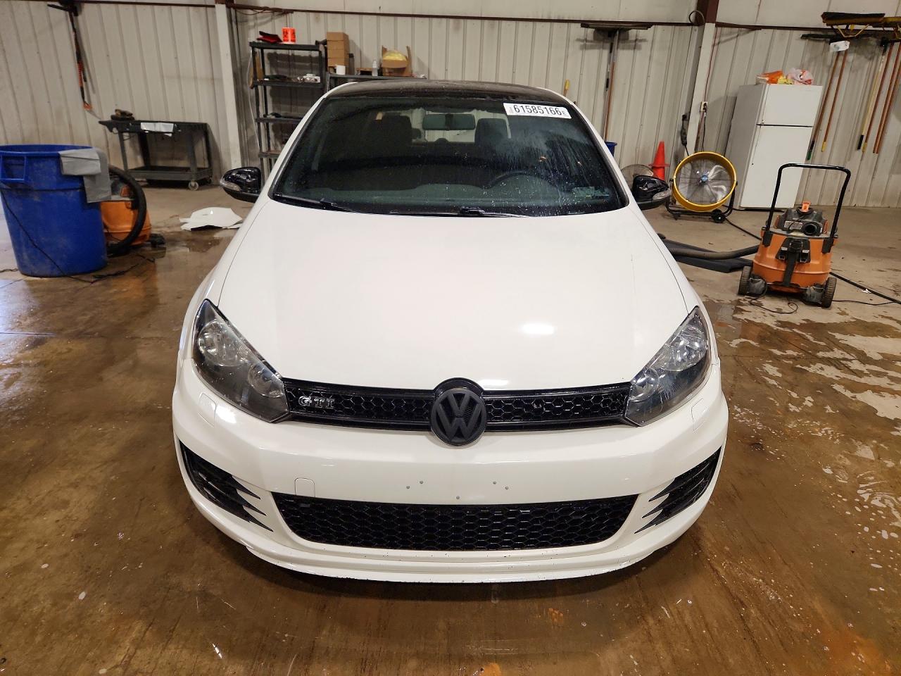 2014 Volkswagen Gti White vin: WVWGD7AJ7EW010631
