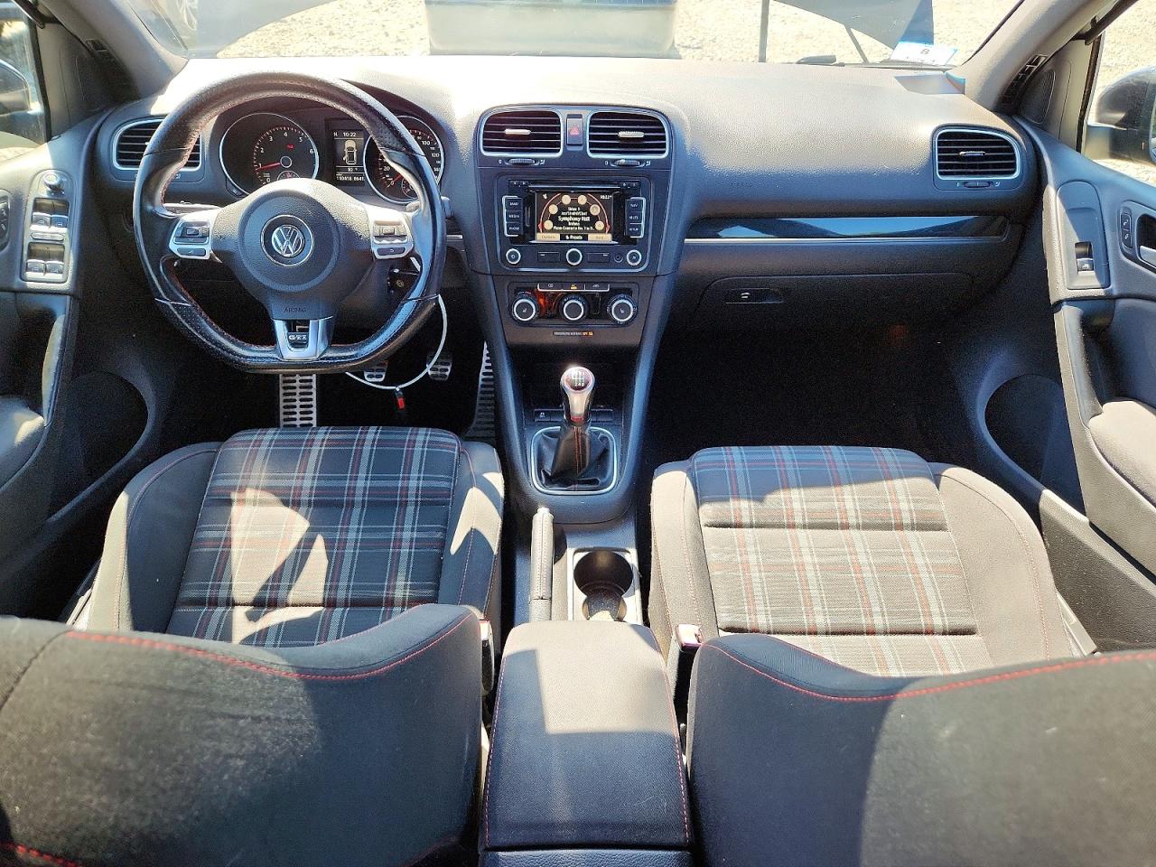 2012 Volkswagen Gti Black vin: WVWGD7AJ8CW223004