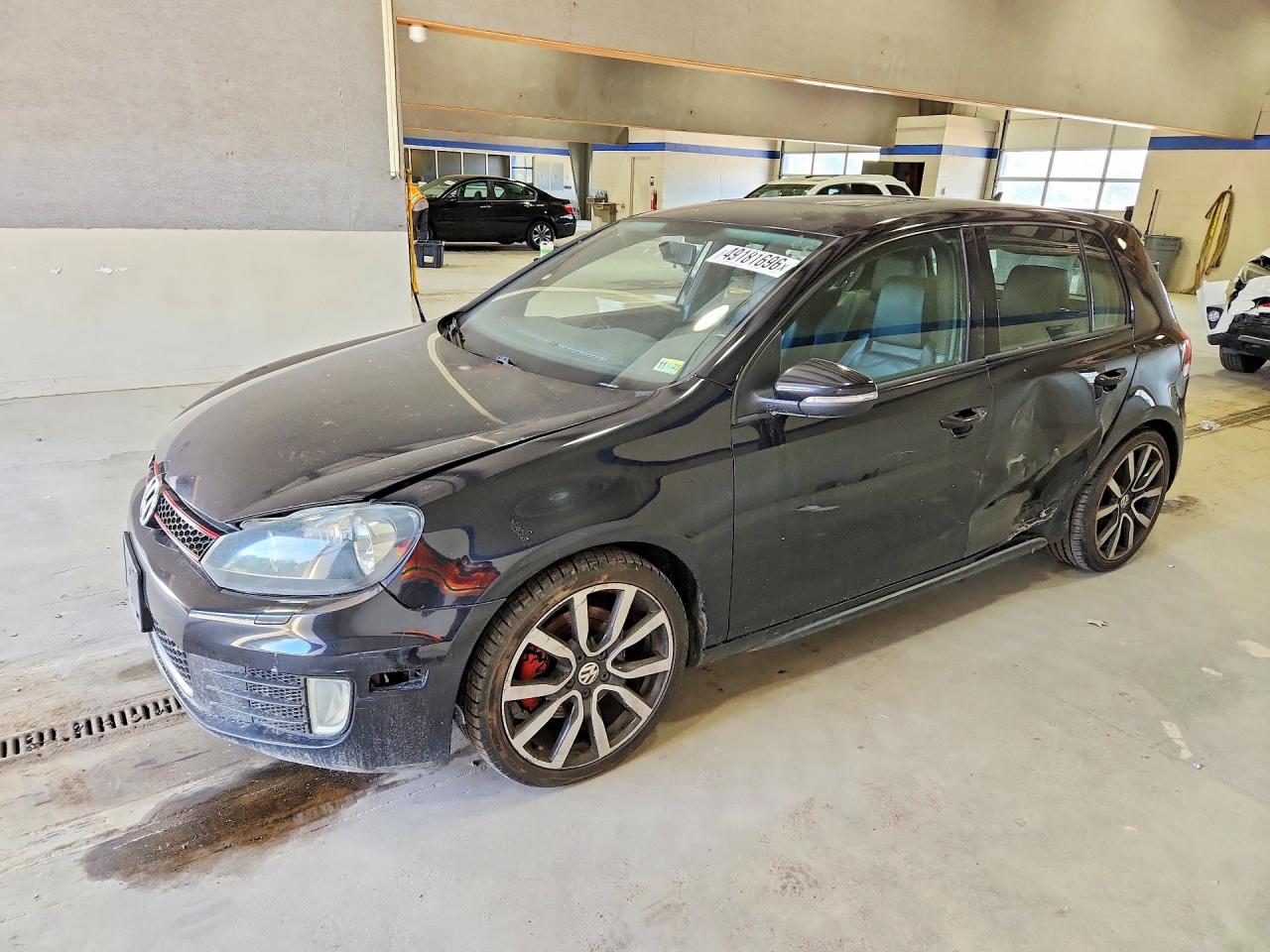 2013 Volkswagen Gti Black vin: WVWGD7AJ8DW141386