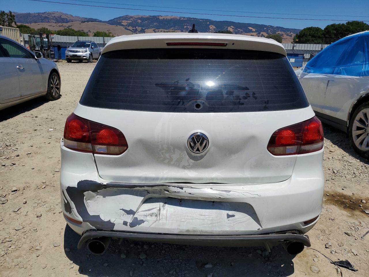 2011 Volkswagen Gti Белый vin: WVWGD7AJ9BW336720