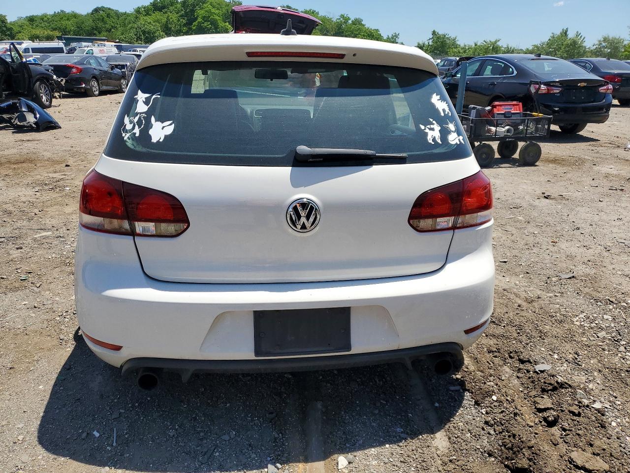 2013 Volkswagen Gti Белый vin: WVWGD7AJ9DW006966