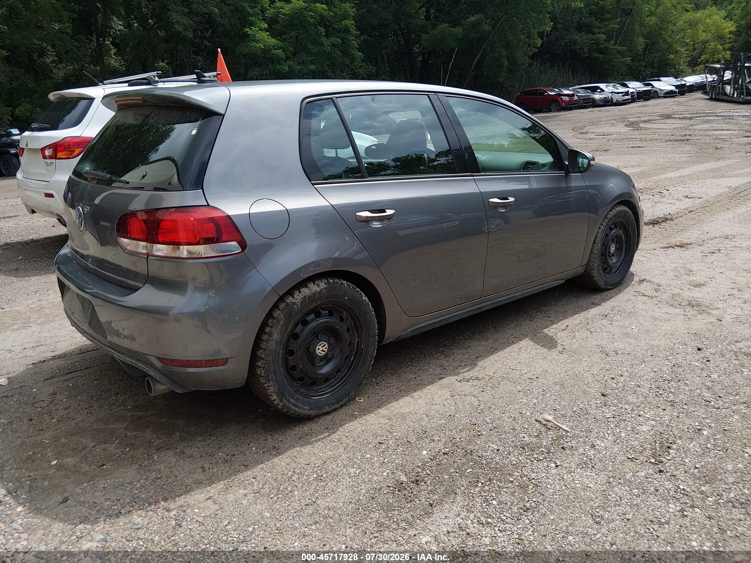 2013 Volkswagen Gti 4-door Gray vin: WVWGD7AJ9DW098631