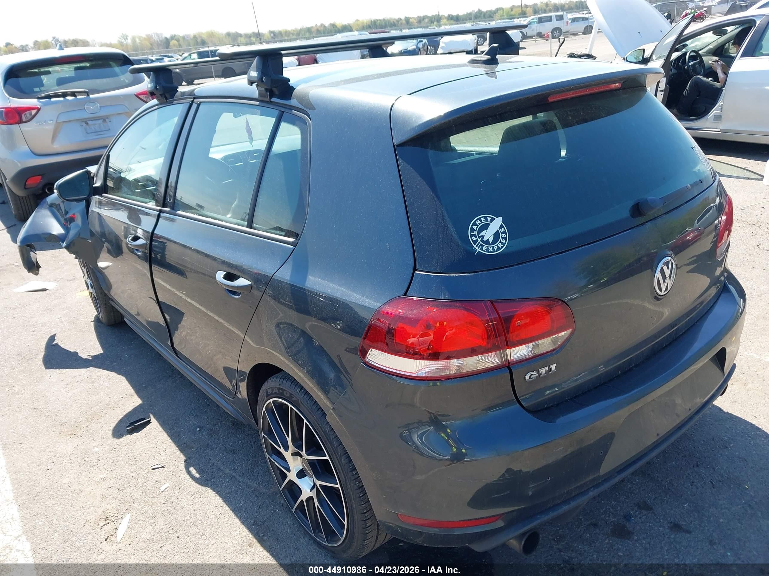 2013 Volkswagen Gti Drivers Edition Gray vin: WVWGD7AJ9DW136939