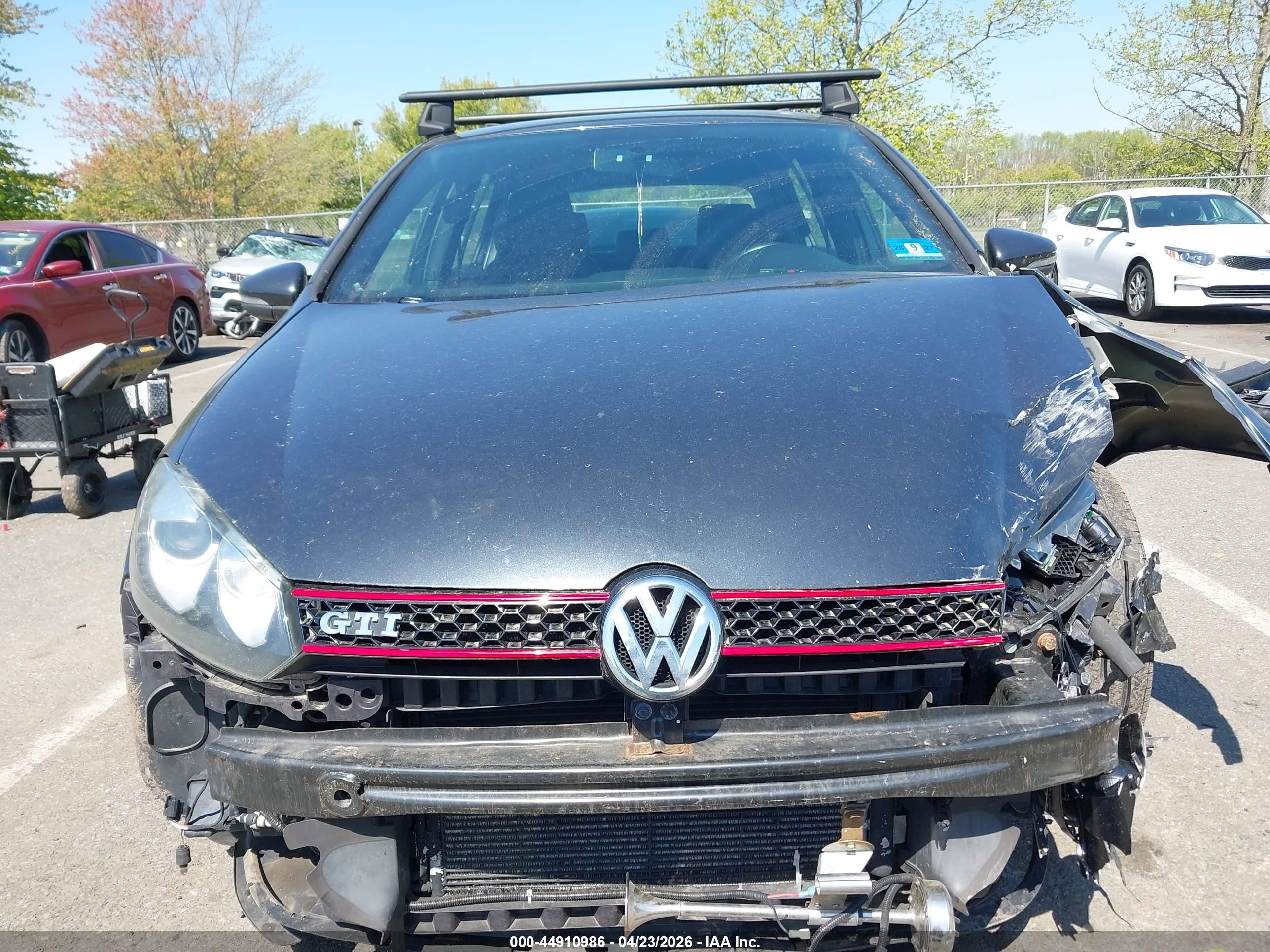 2013 Volkswagen Gti Drivers Edition Gray vin: WVWGD7AJ9DW136939