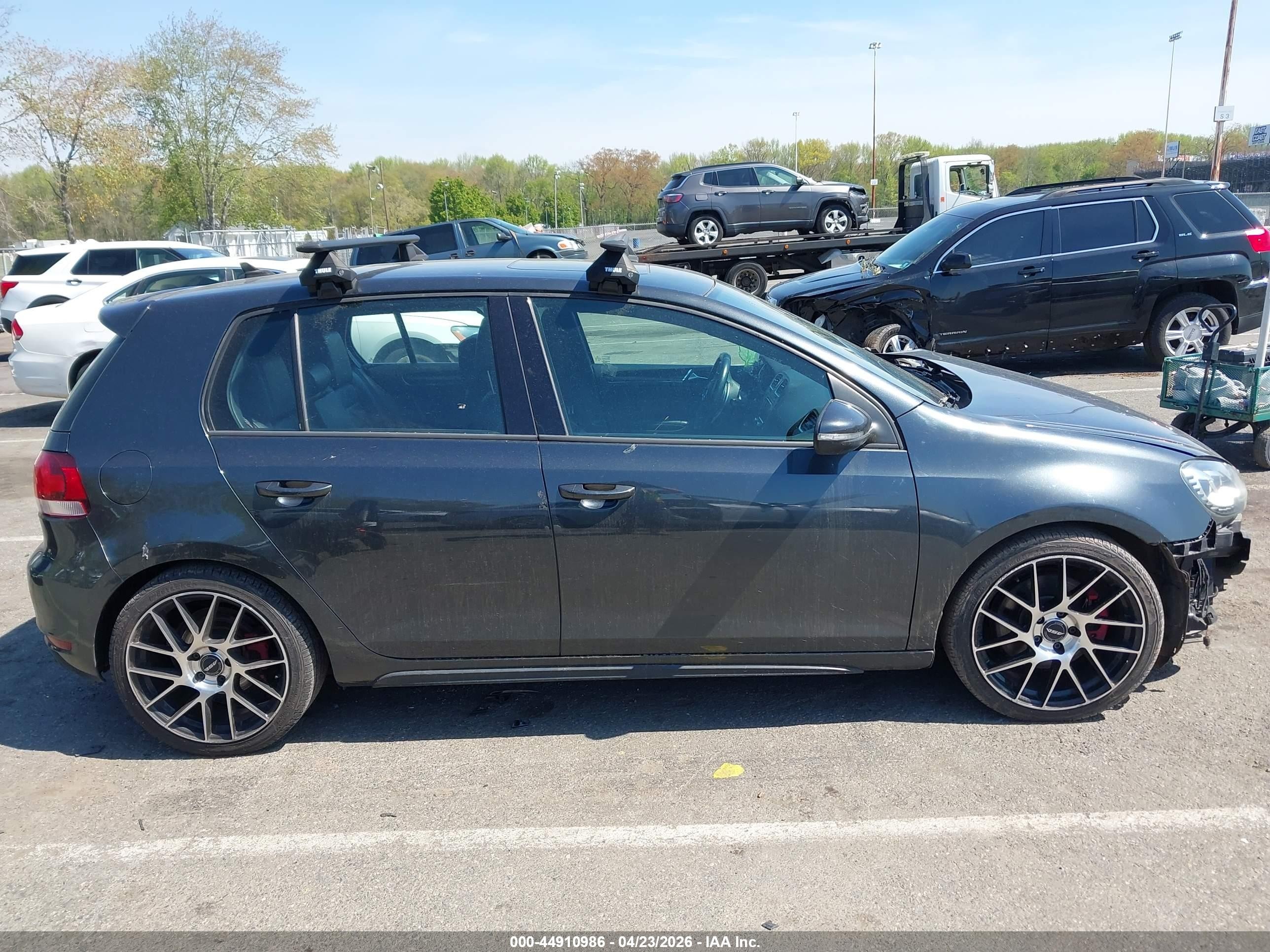 2013 Volkswagen Gti Drivers Edition Gray vin: WVWGD7AJ9DW136939