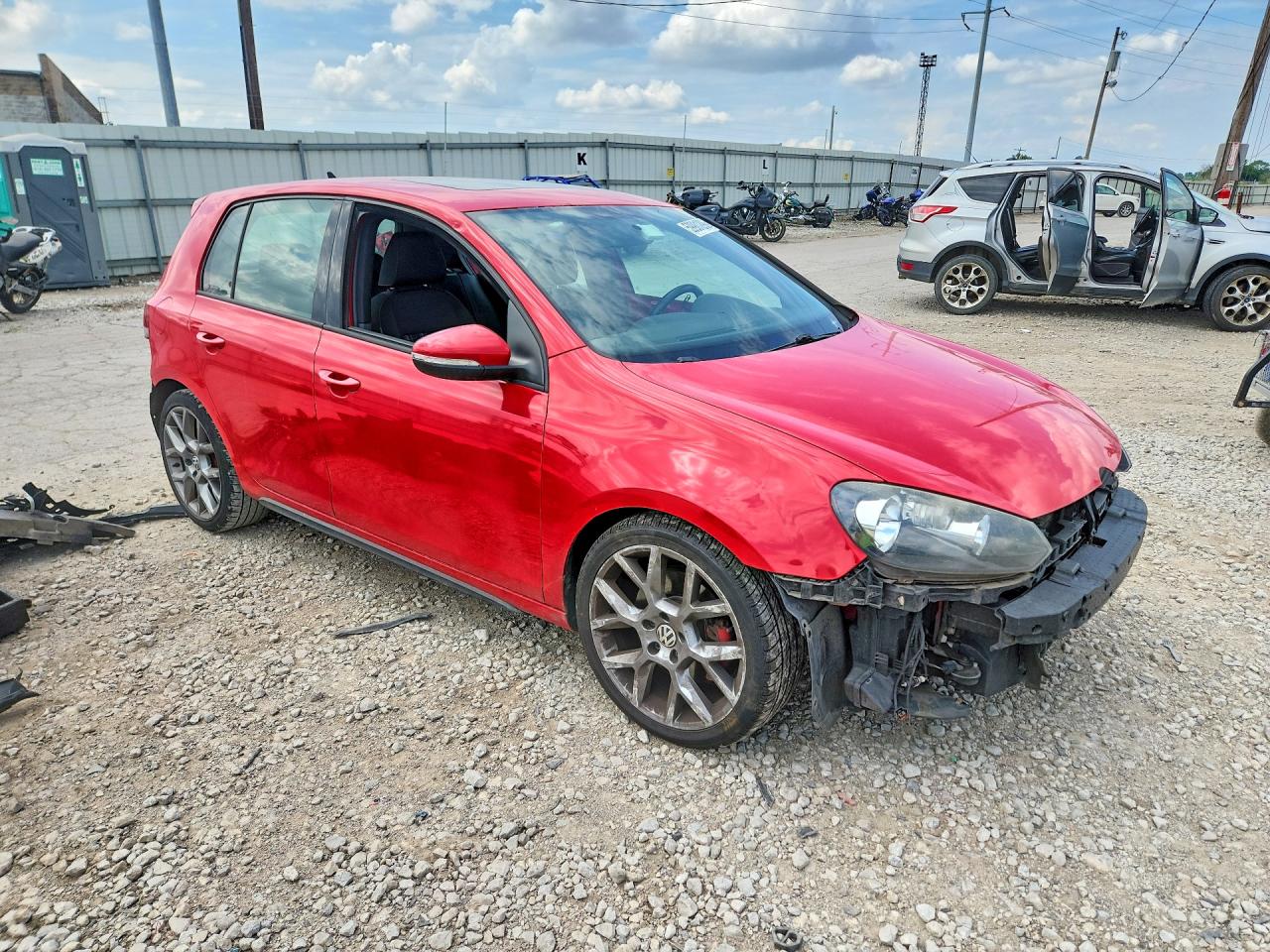 2013 Volkswagen Gti Red vin: WVWGD7AJXDW063080