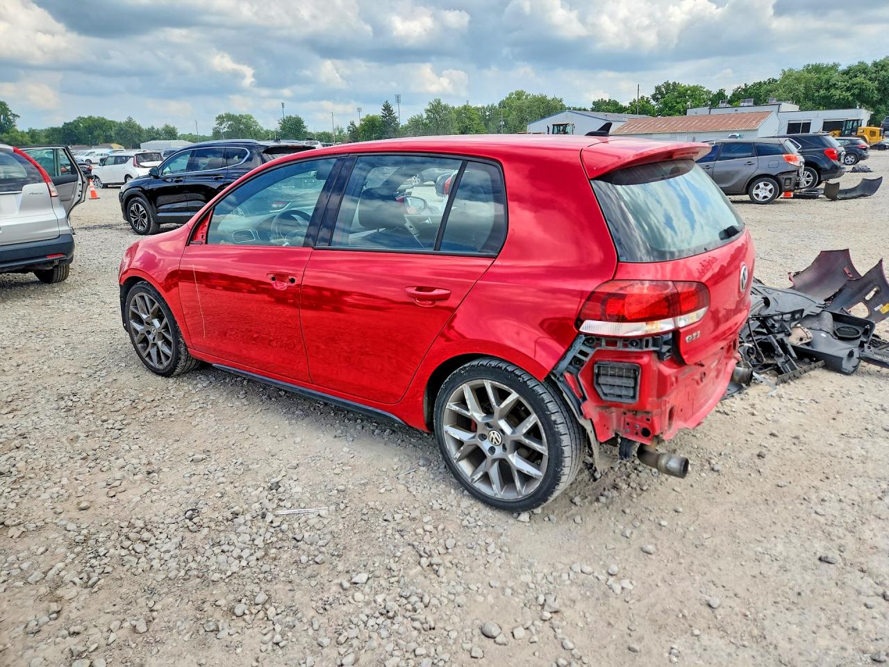 2013 Volkswagen Gti Red vin: WVWGD7AJXDW063080