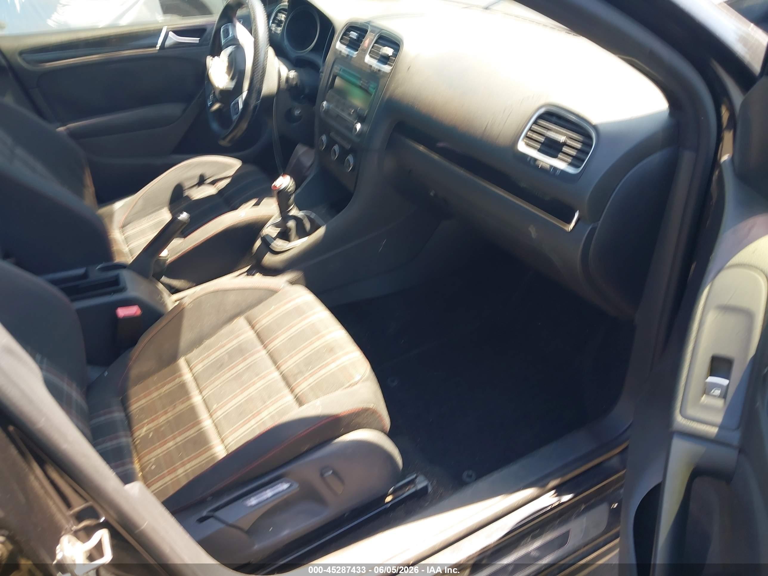 2013 Volkswagen Gti Wolfsburg Edition Black vin: WVWGD7AJXDW127831
