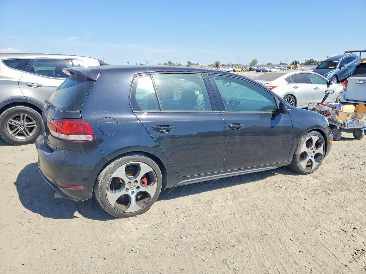 2010 Volkswagen Gti Black vin: WVWGD9AJ4AW218780