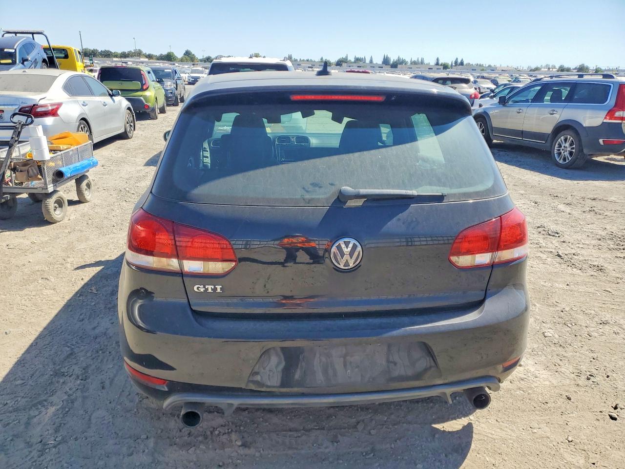 2010 Volkswagen Gti Black vin: WVWGD9AJ4AW218780