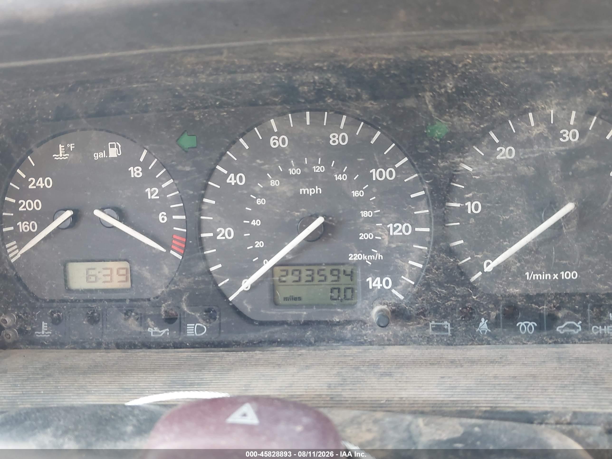 1997 Volkswagen Passat Tdi Black vin: WVWGG83AXVB007644