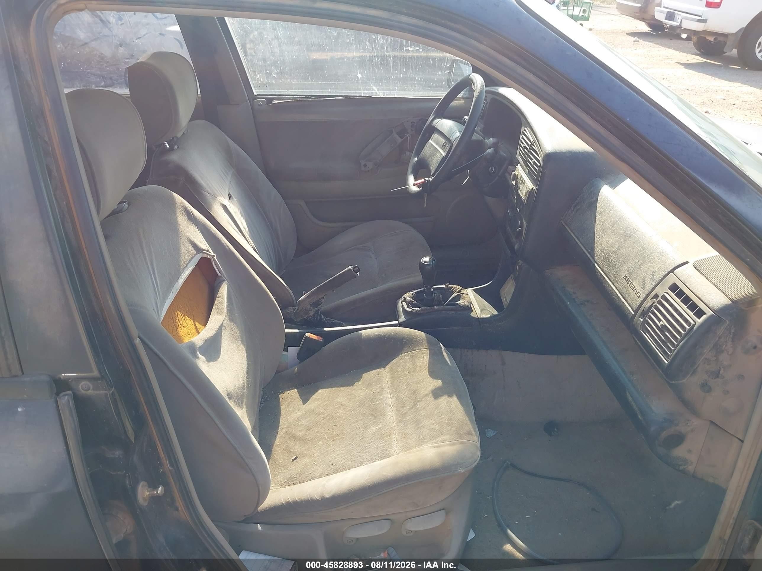 1997 Volkswagen Passat Tdi Black vin: WVWGG83AXVB007644