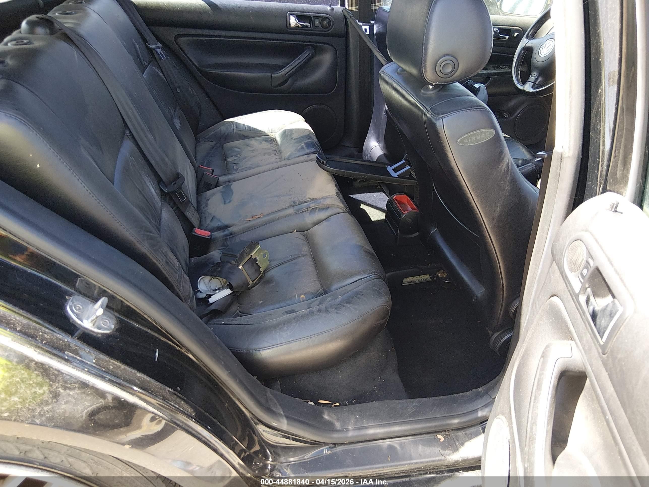 2000 Volkswagen Golf Gls 1.8l Turbo Black vin: WVWGH21J3YW497399