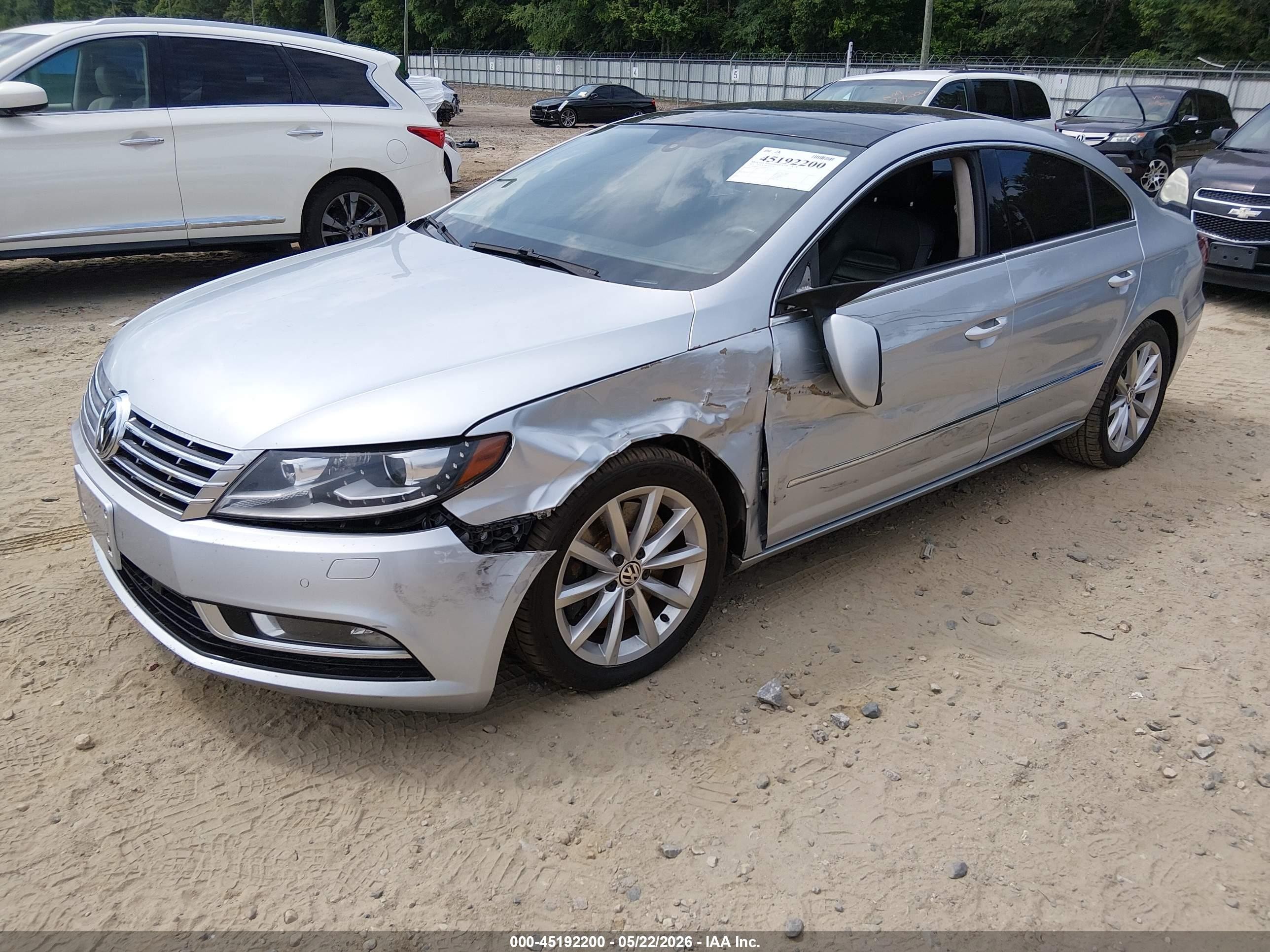 2013 Volkswagen Cc Vr6 4motion Silver vin: WVWGU7AN7DE571175