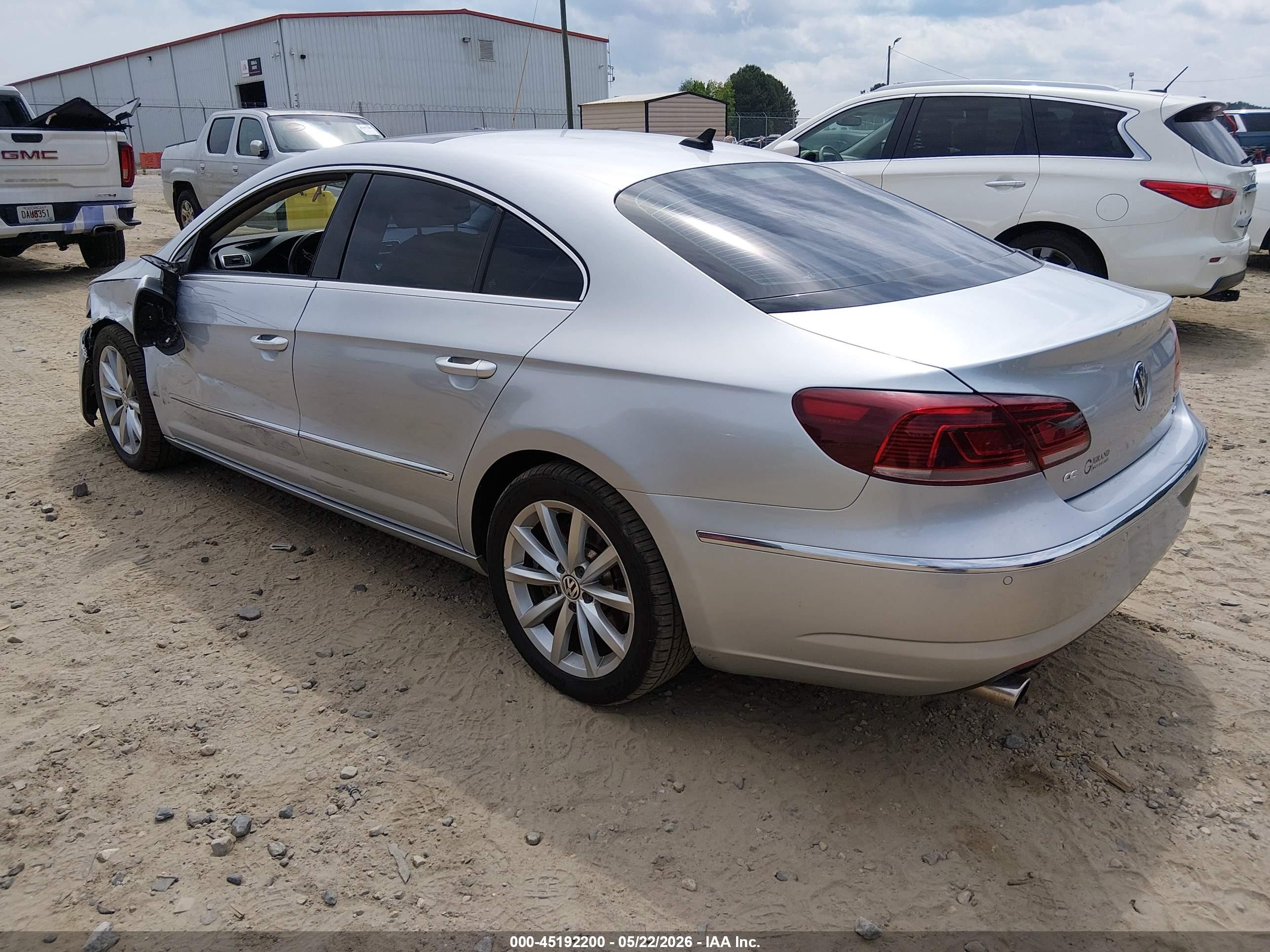 2013 Volkswagen Cc Vr6 4motion Silver vin: WVWGU7AN7DE571175