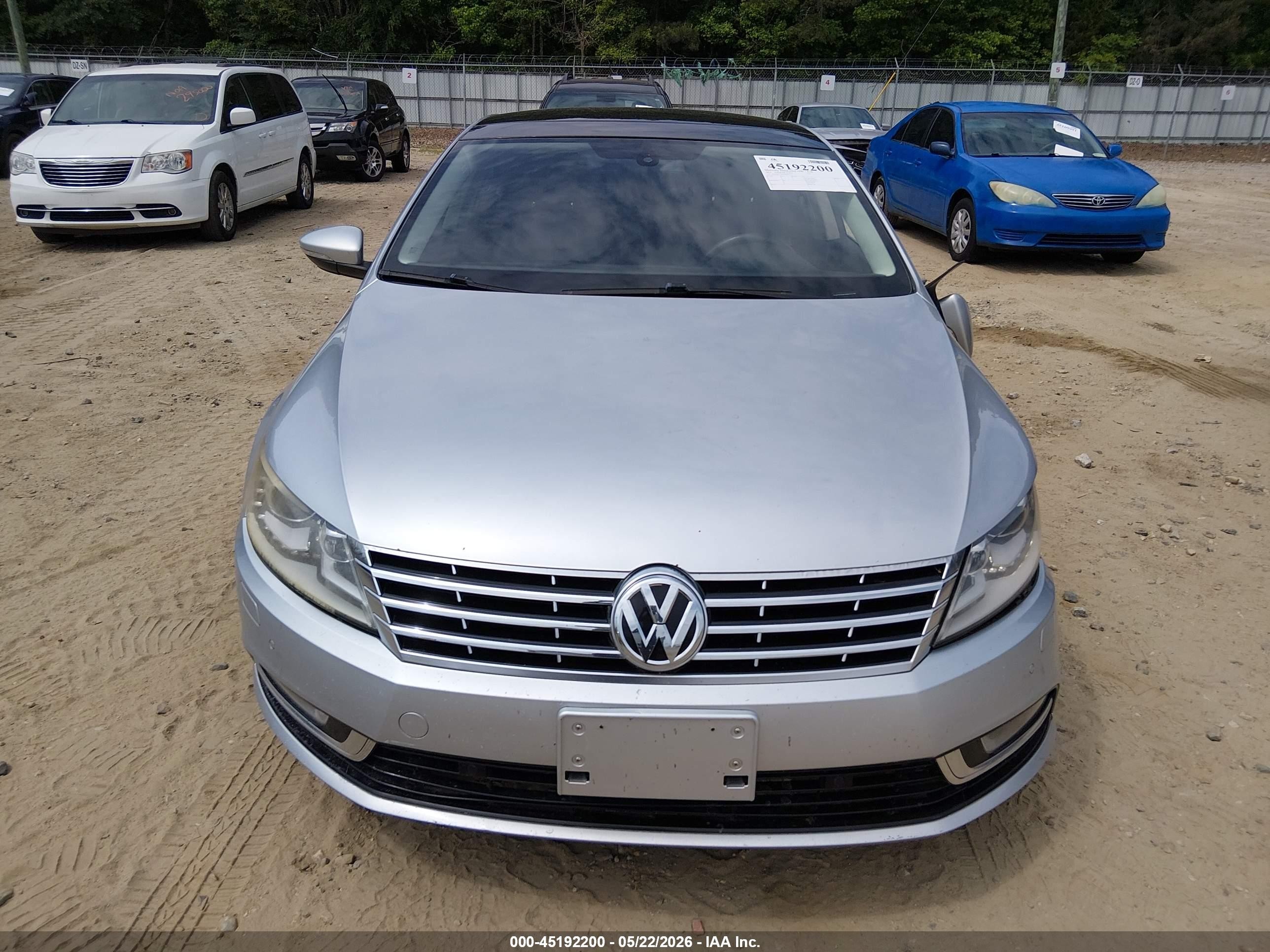 2013 Volkswagen Cc Vr6 4motion Silver vin: WVWGU7AN7DE571175