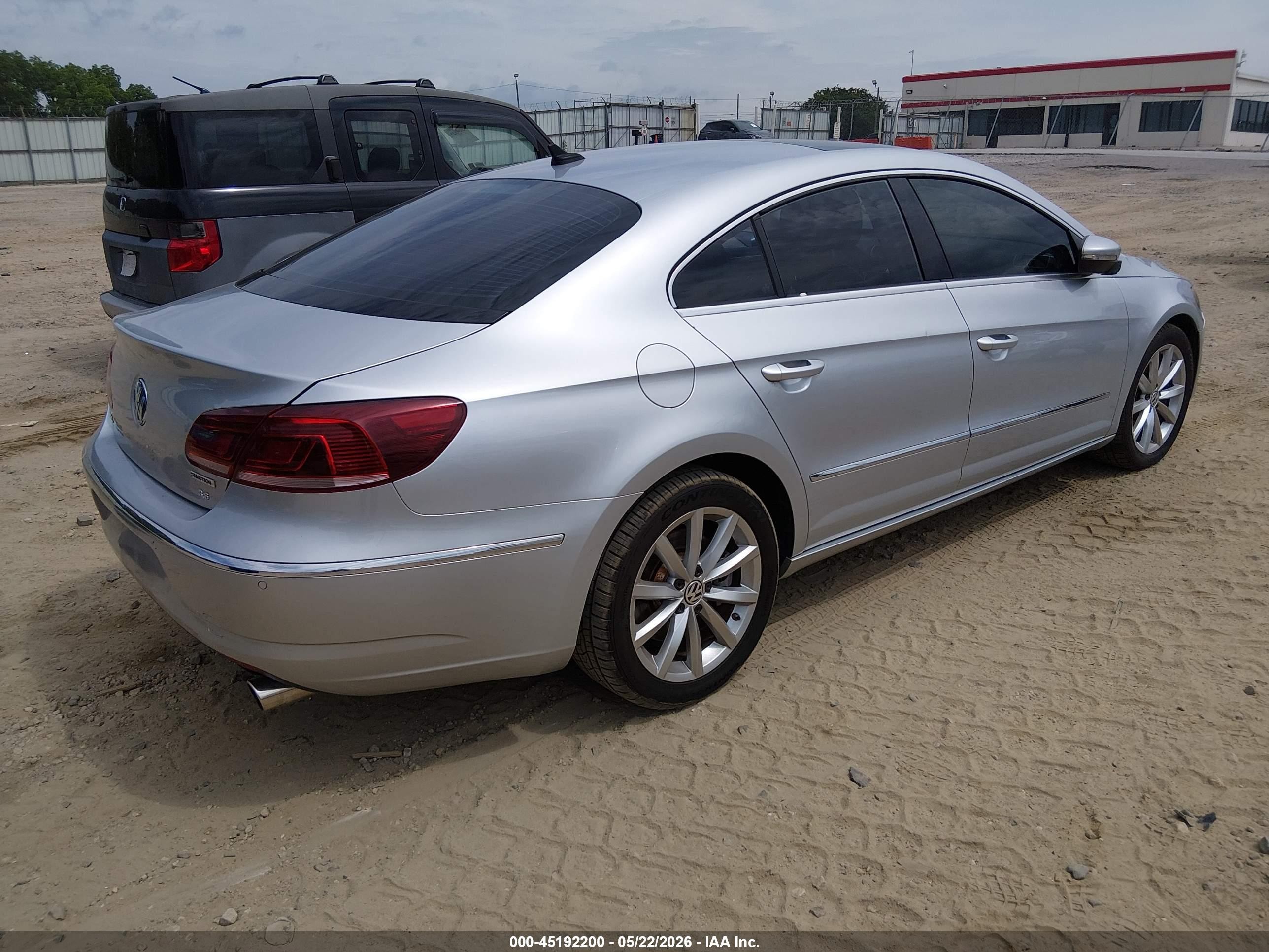 2013 Volkswagen Cc Vr6 4motion Silver vin: WVWGU7AN7DE571175