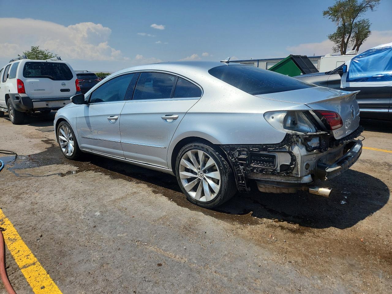 2013 Volkswagen Cc Vr6 4motion Silver vin: WVWGU7AN0DE545971