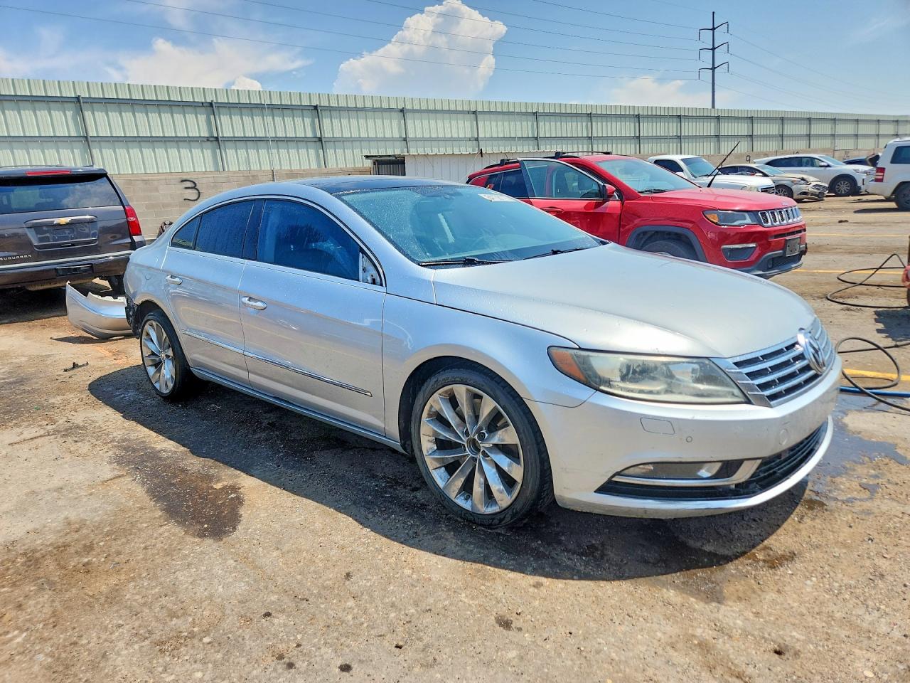 2013 Volkswagen Cc Vr6 4motion Silver vin: WVWGU7AN0DE545971