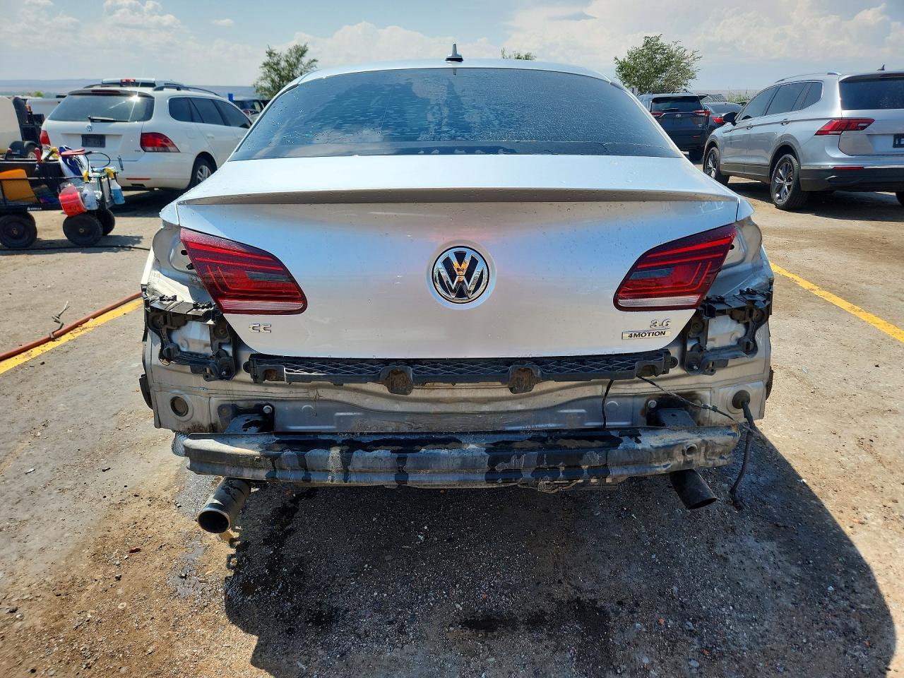 2013 Volkswagen Cc Vr6 4motion Silver vin: WVWGU7AN0DE545971