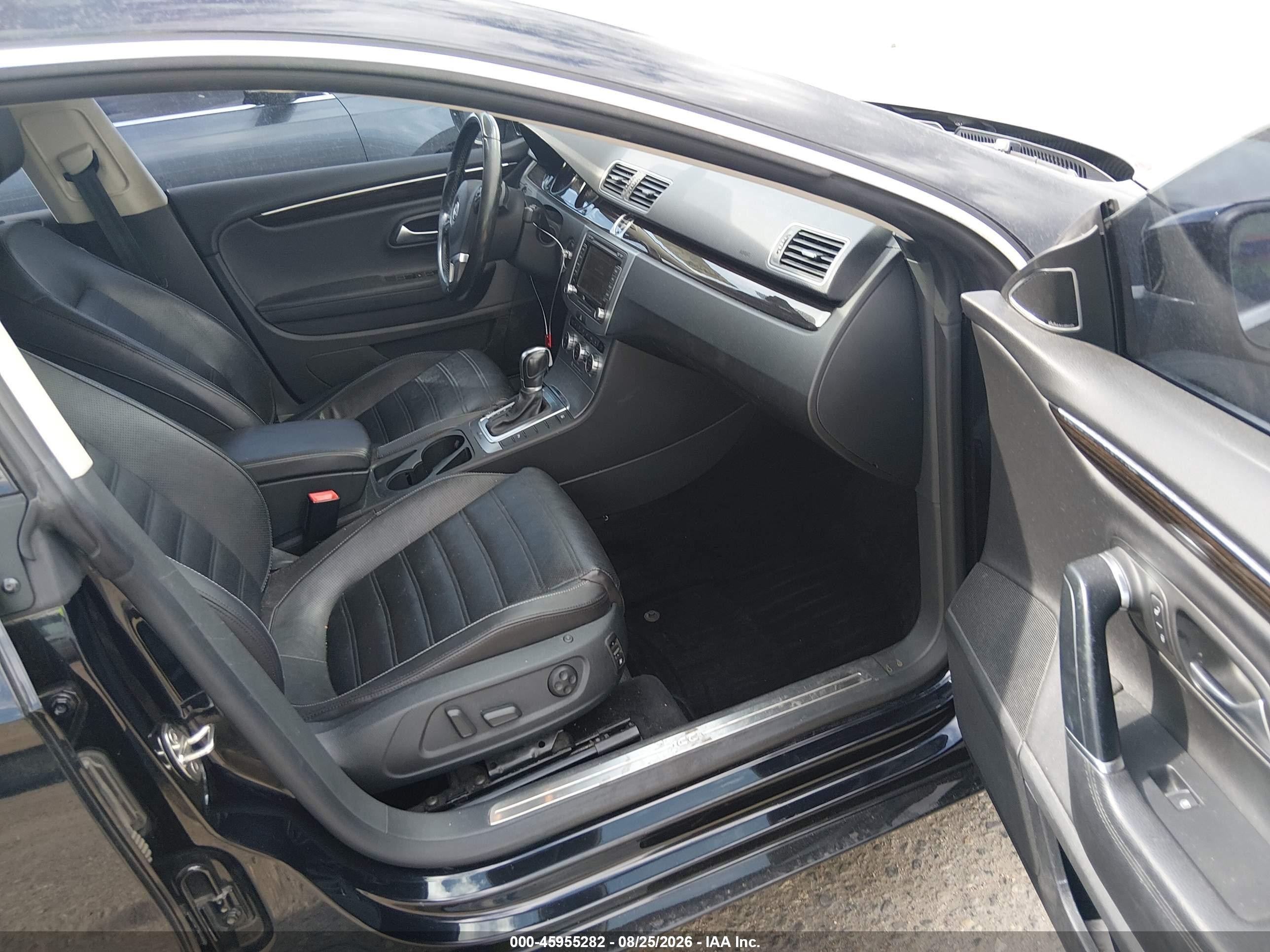 2015 Volkswagen Cc 3.6l V6 Executive Black vin: WVWGU7AN1FE804325