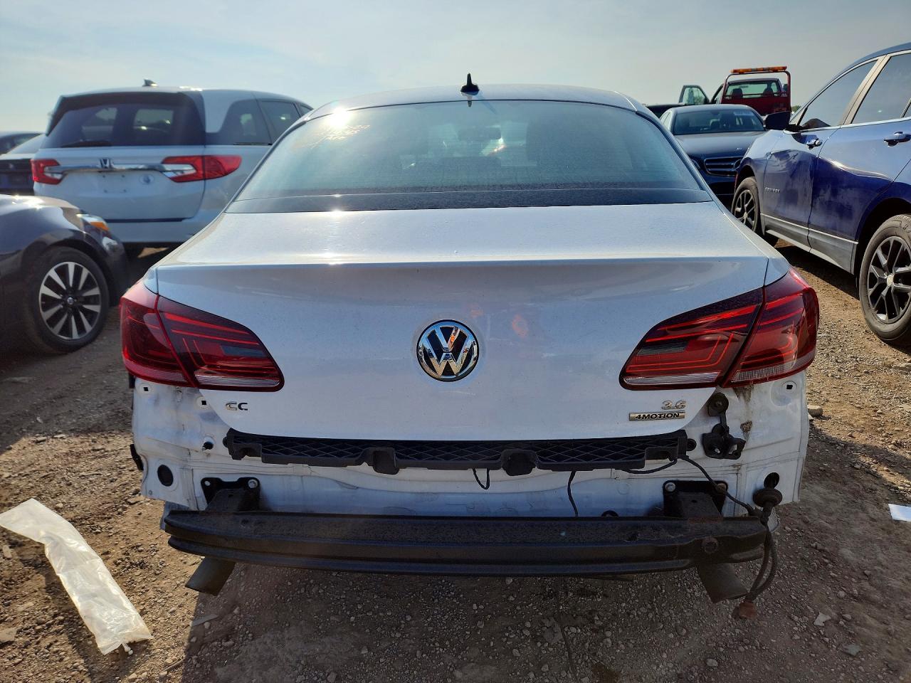 2015 Volkswagen Cc Vr6 4motion Белый vin: WVWGU7AN3FE800728