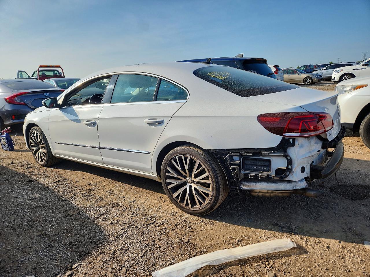 2015 Volkswagen Cc Vr6 4motion Белый vin: WVWGU7AN3FE800728