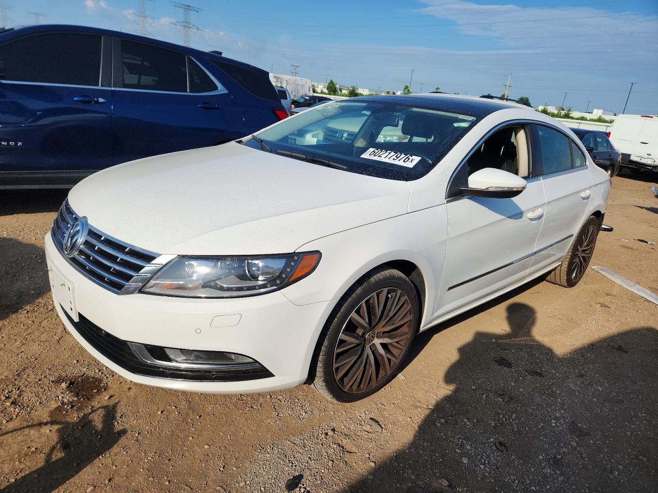 2015 Volkswagen Cc Vr6 4motion White vin: WVWGU7AN3FE800728