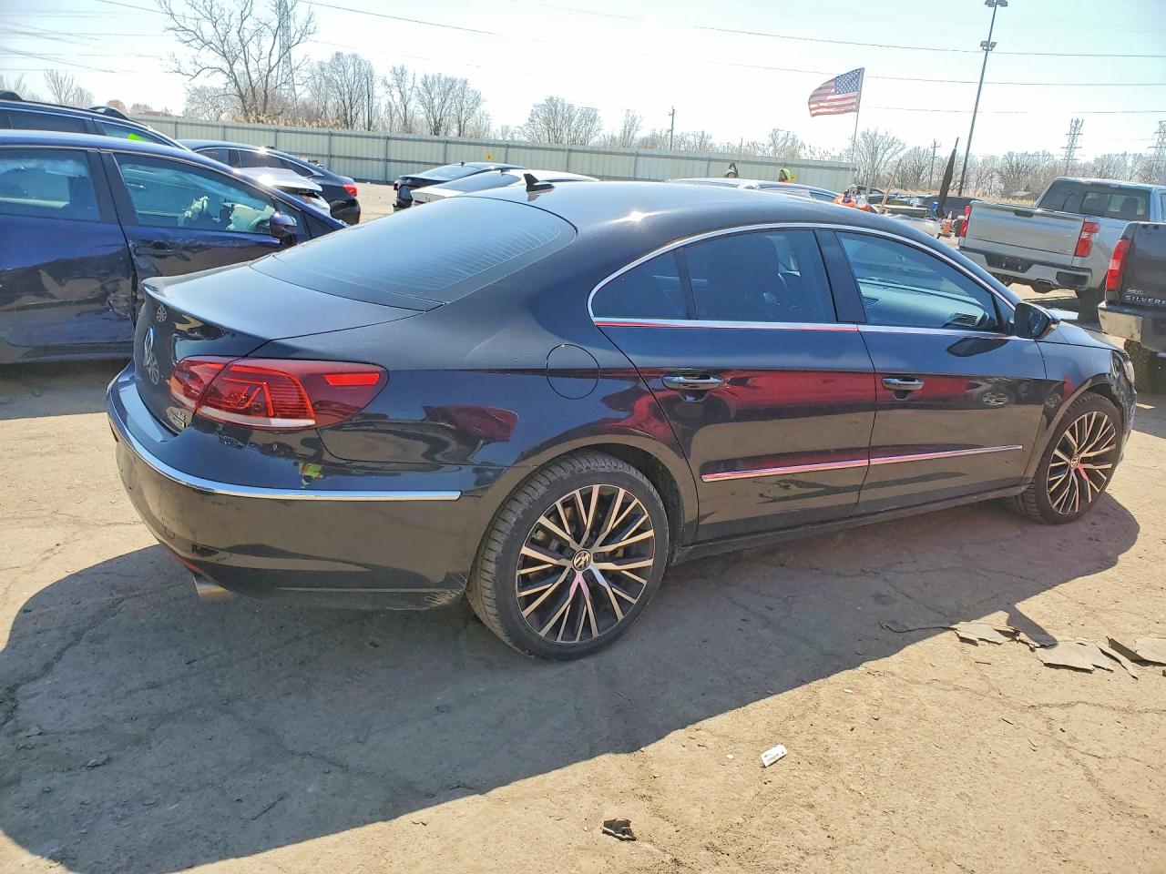 2014 Volkswagen Cc Vr6 4motion Черный vin: WVWGU7AN4EE536515