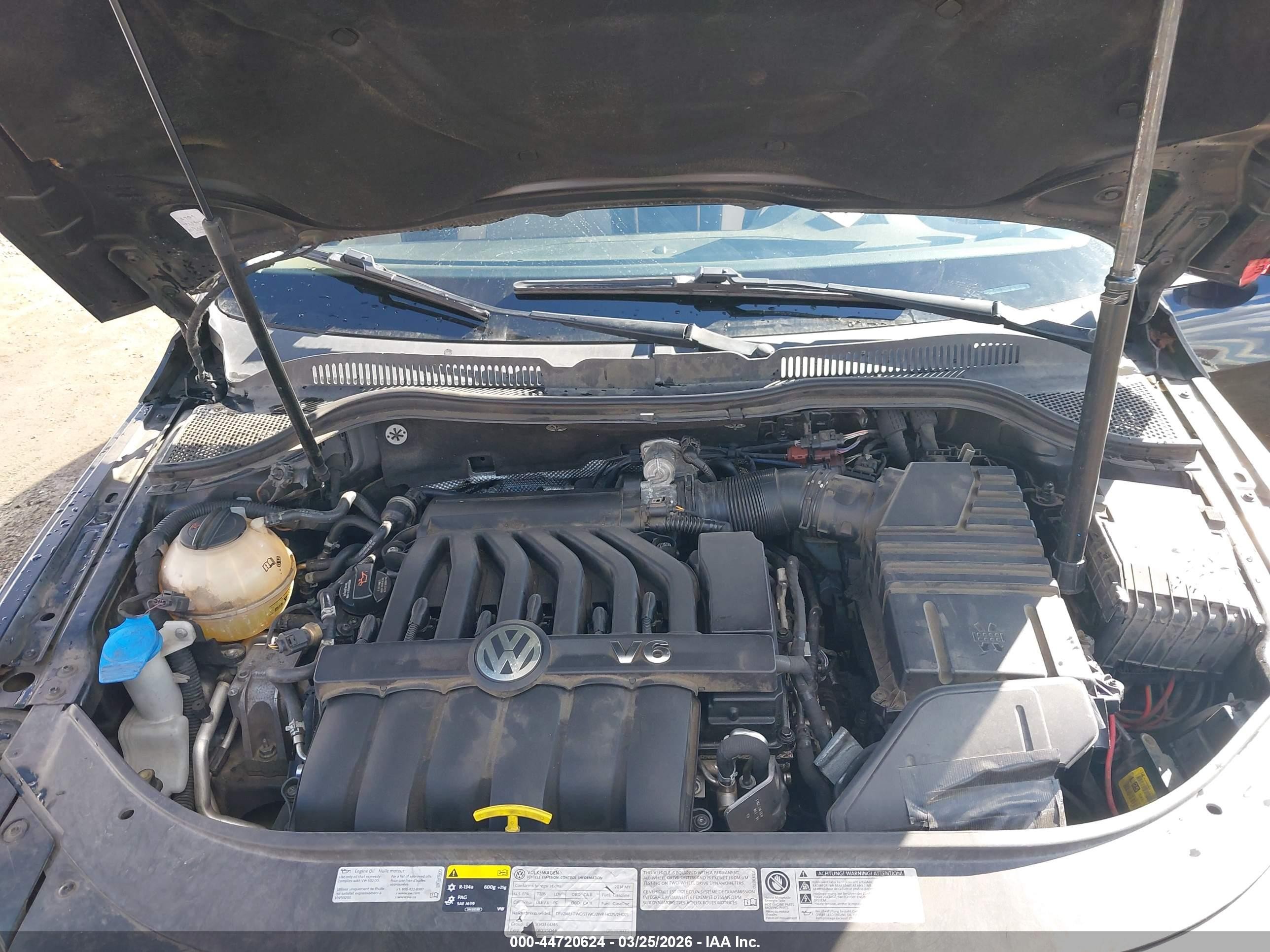 2014 Volkswagen Cc 3.6l Vr6 Executive Black vin: WVWGU7AN6EE528092