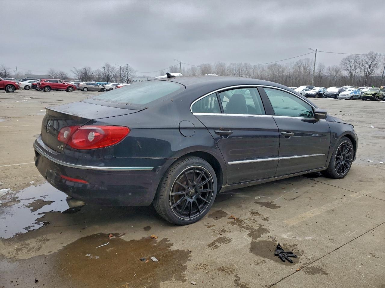 2012 Volkswagen Cc Black vin: WVWGU7AN8CE535204
