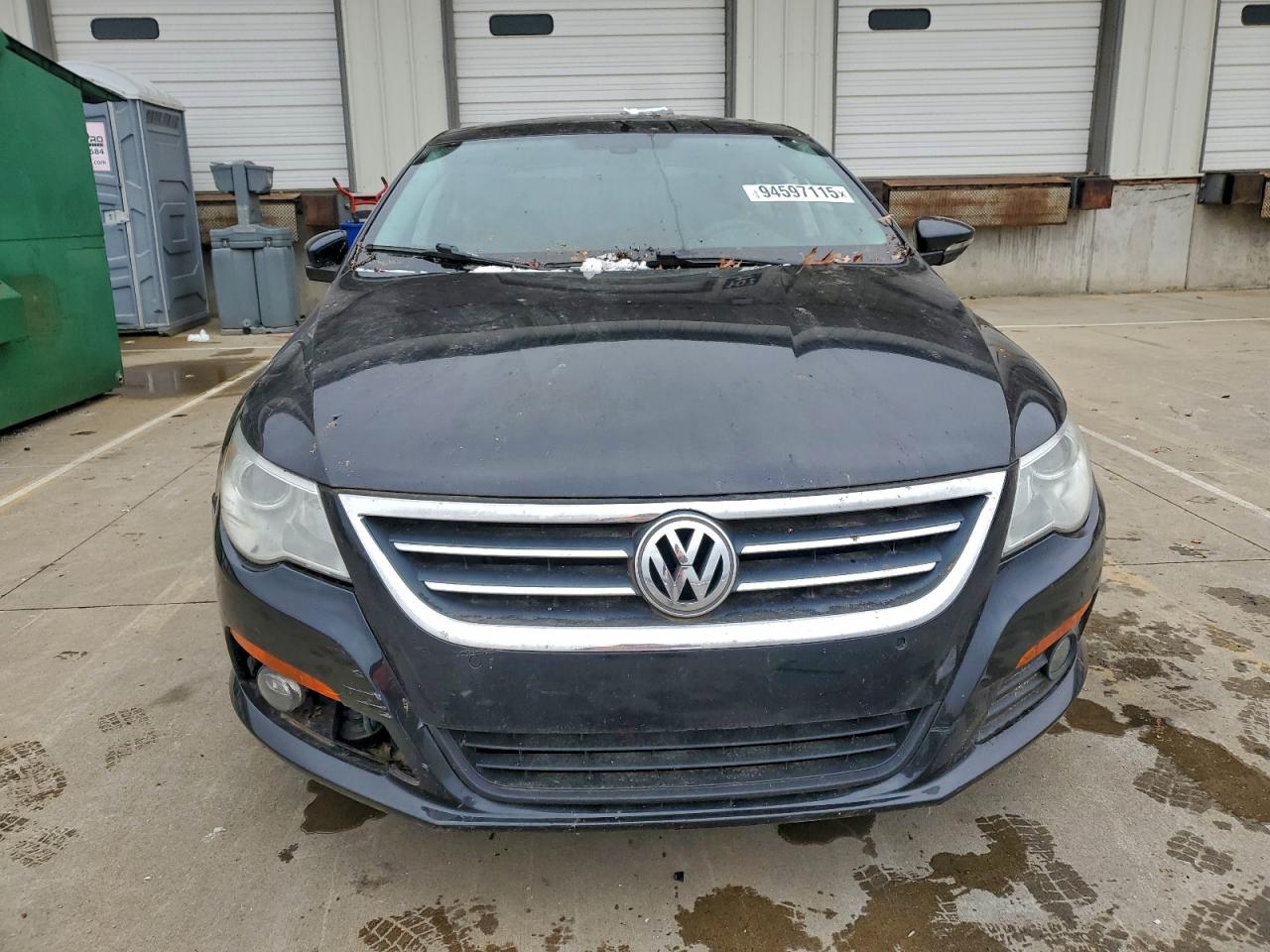 2012 Volkswagen Cc Black vin: WVWGU7AN8CE535204