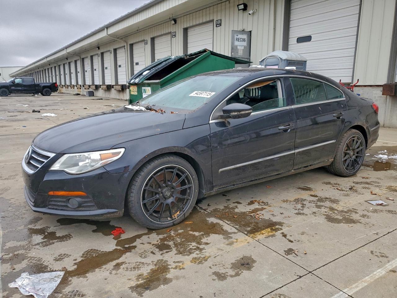 2012 Volkswagen Cc Black vin: WVWGU7AN8CE535204
